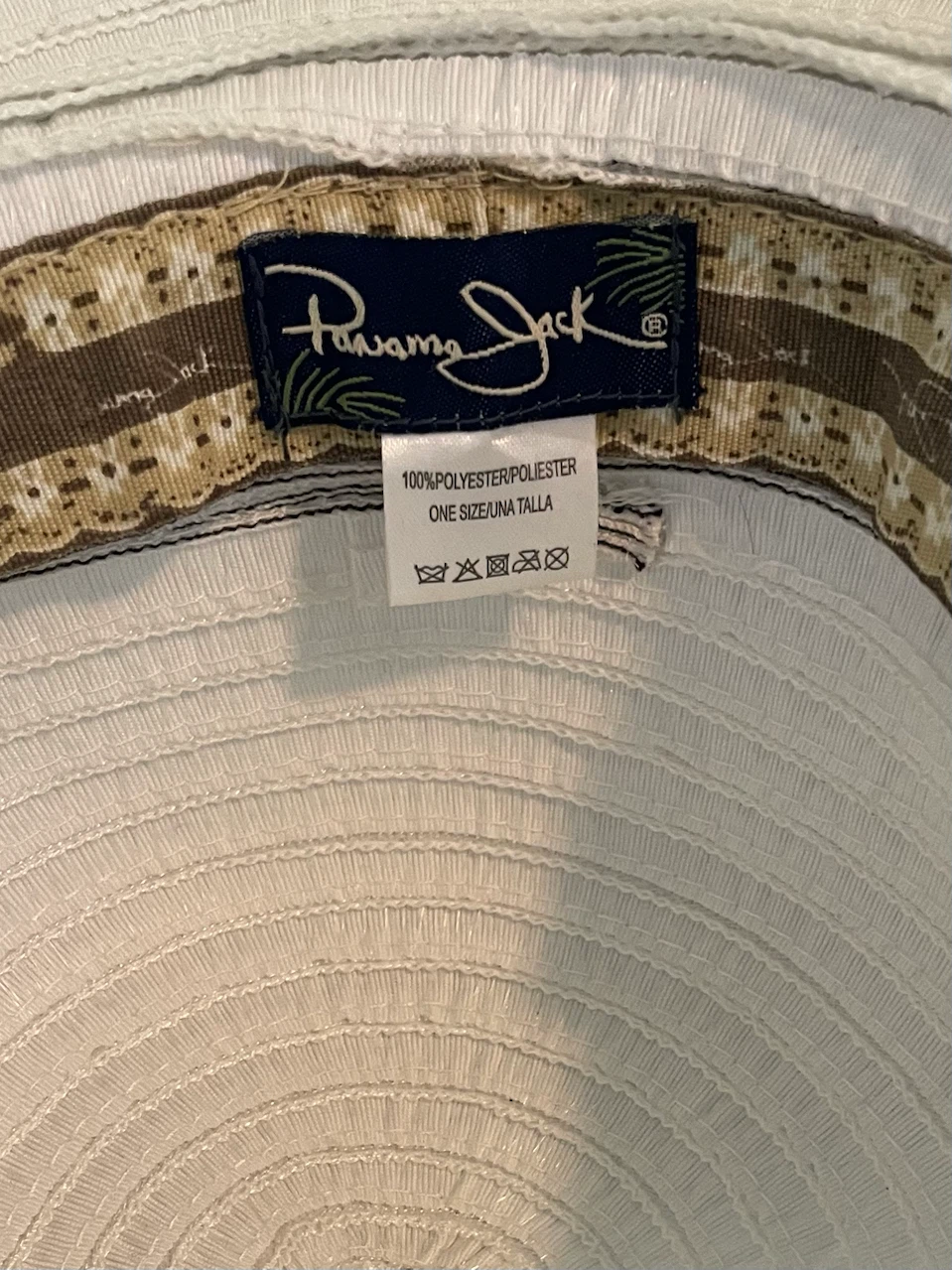 Panama Jack White Floppy Sun Hat (pre-loved) - photo 4