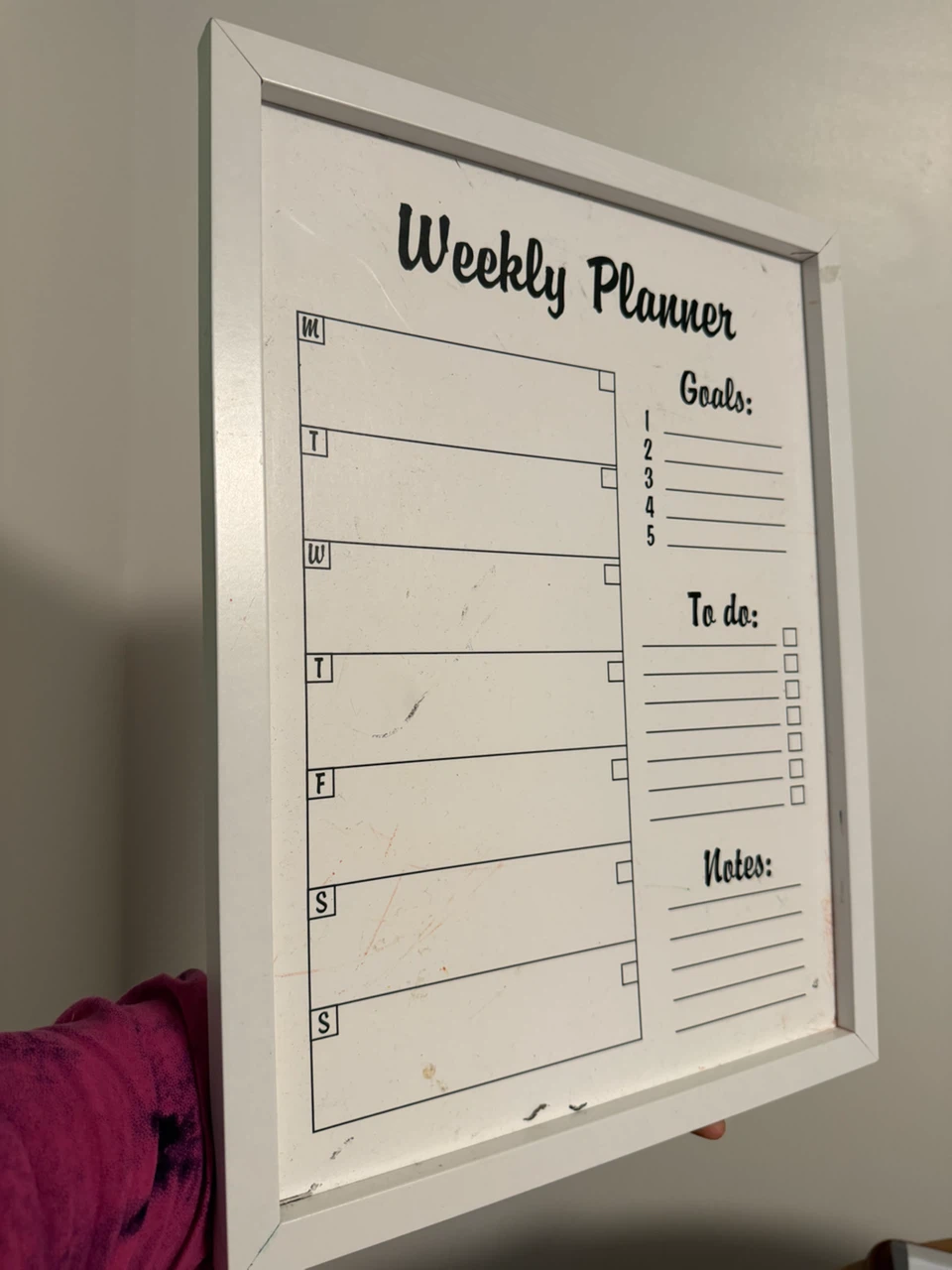 Weekly Planner Whiteboard - photo 2