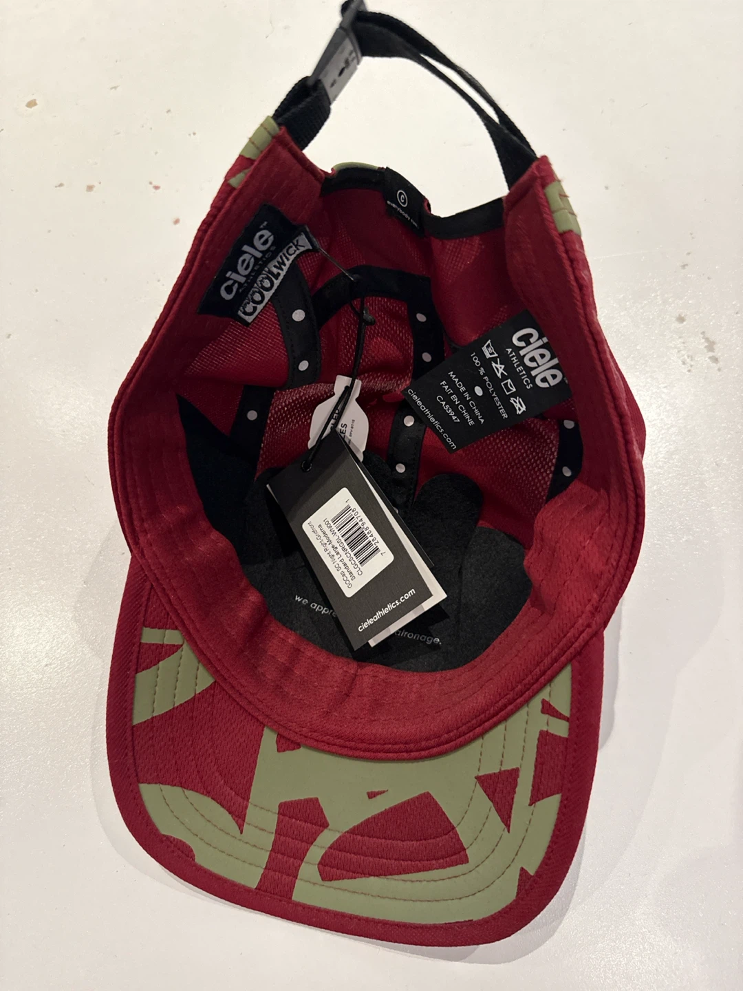 Ciele Athletics Coolwick Cap - Red/Green - photo 4