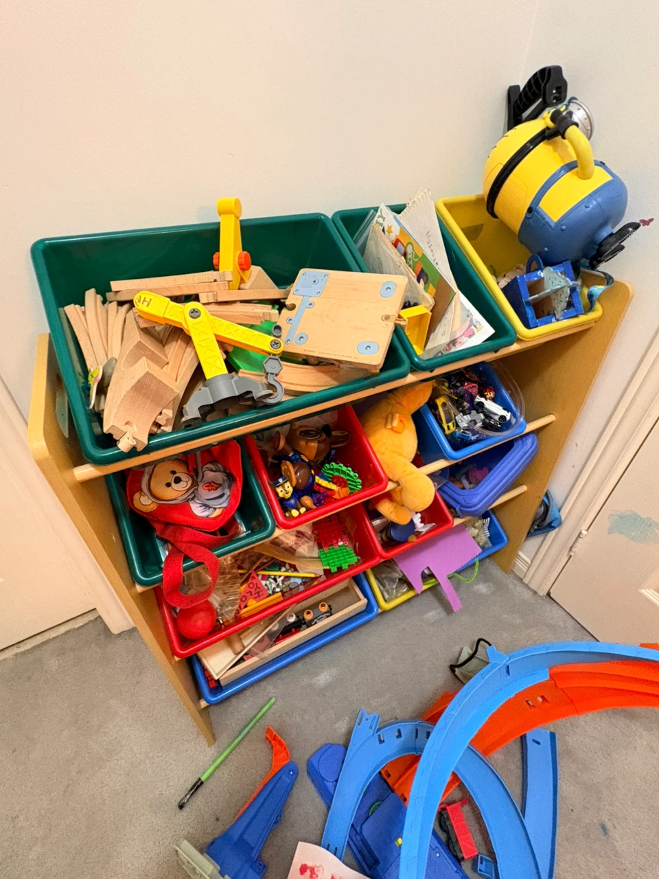 Assorted Kids Toys Storage Shelf with Accessories
