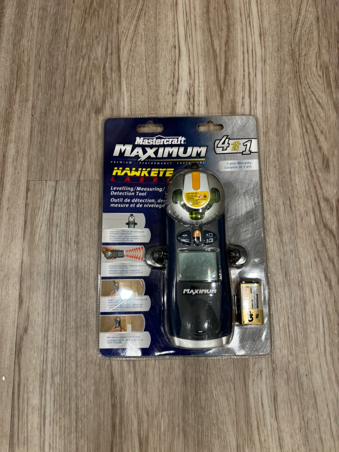 Mastercraft Maximum 4-in-1 Levelling Measuring Detection Tool - photo 3