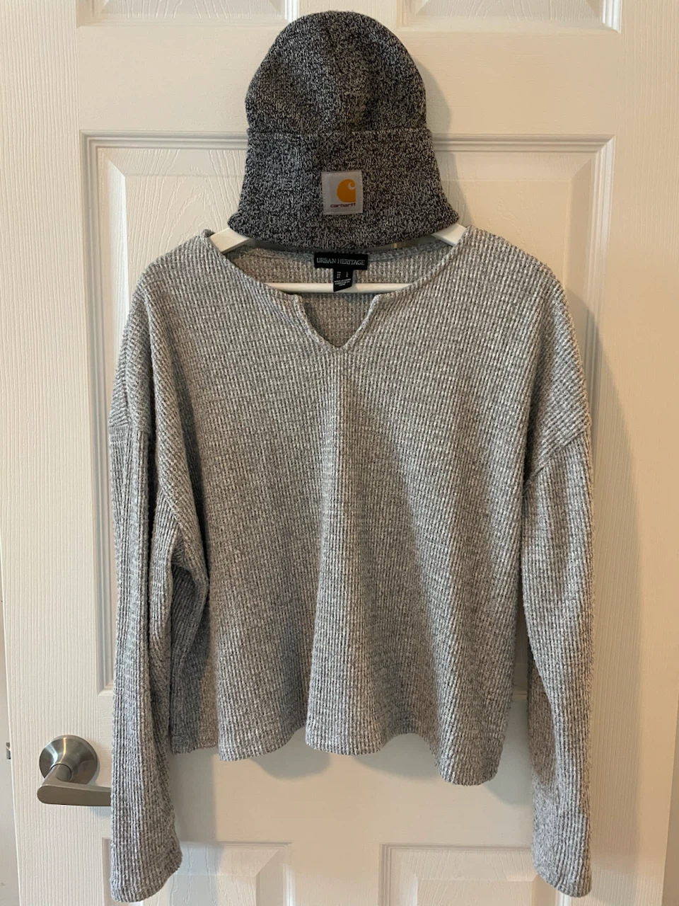 Urban Heritage Sweater and Carhartt Beanie (NWOT)