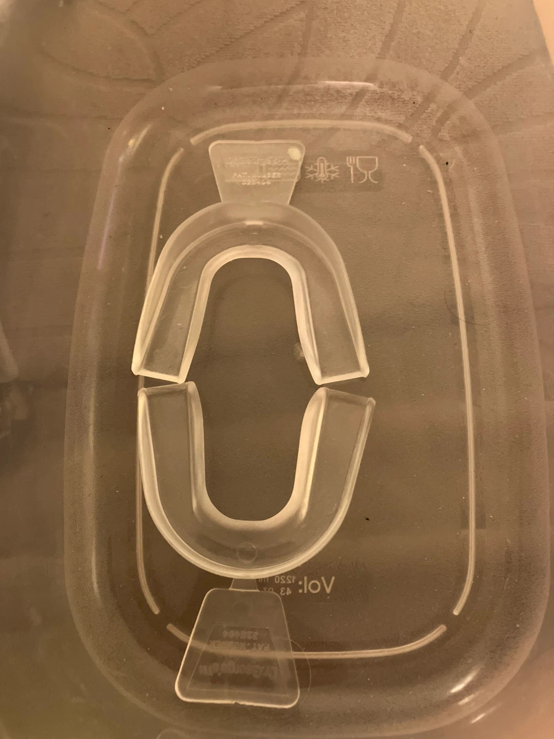 New-Clear Mouthguard Tray with Case