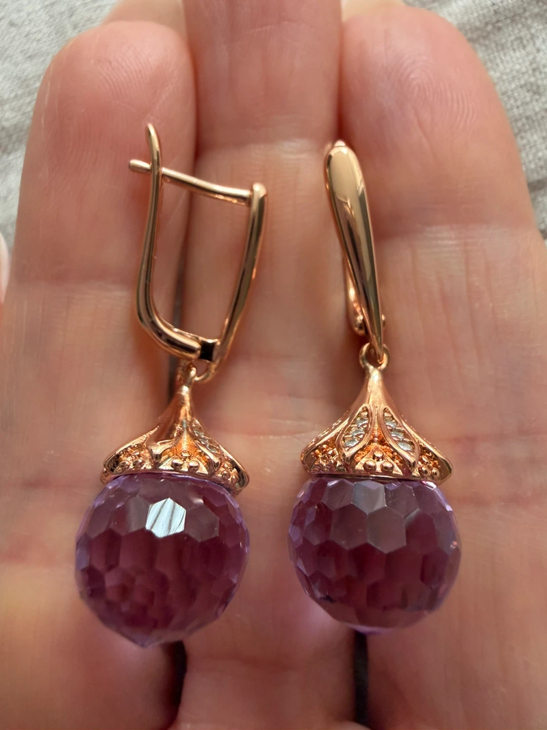 New 14k gemstone  earrings