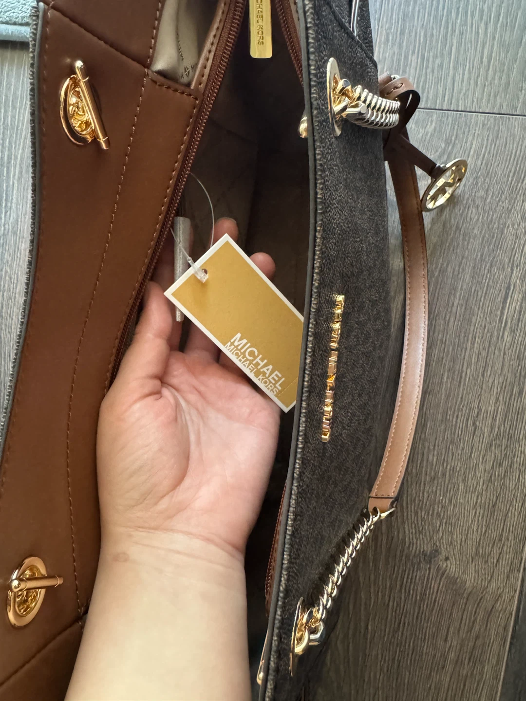 Michael Kors Jet Set Large Signature Shoulder Bag - photo 3