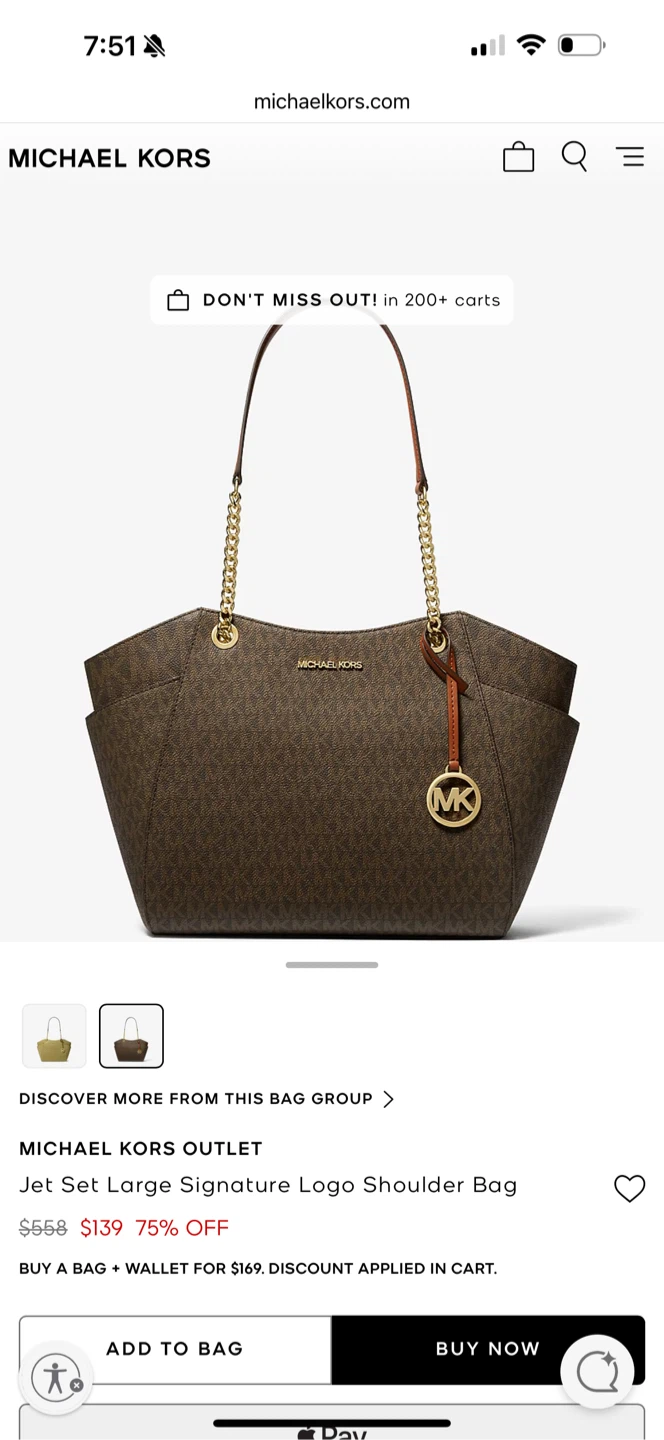 Michael Kors Jet Set Large Signature Shoulder Bag - photo 4