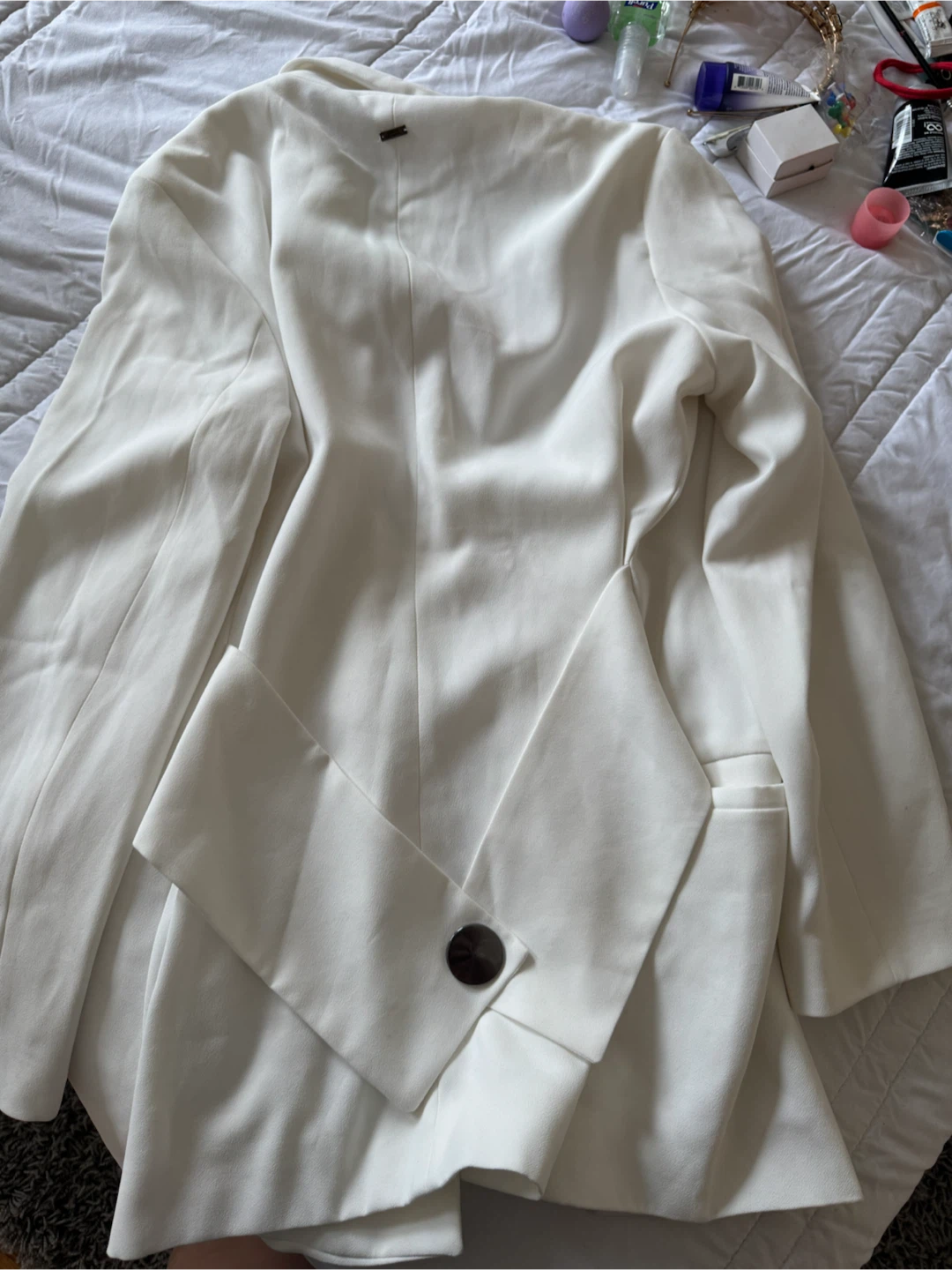 Armani Exchange White Double-Breasted Blazer - photo 2