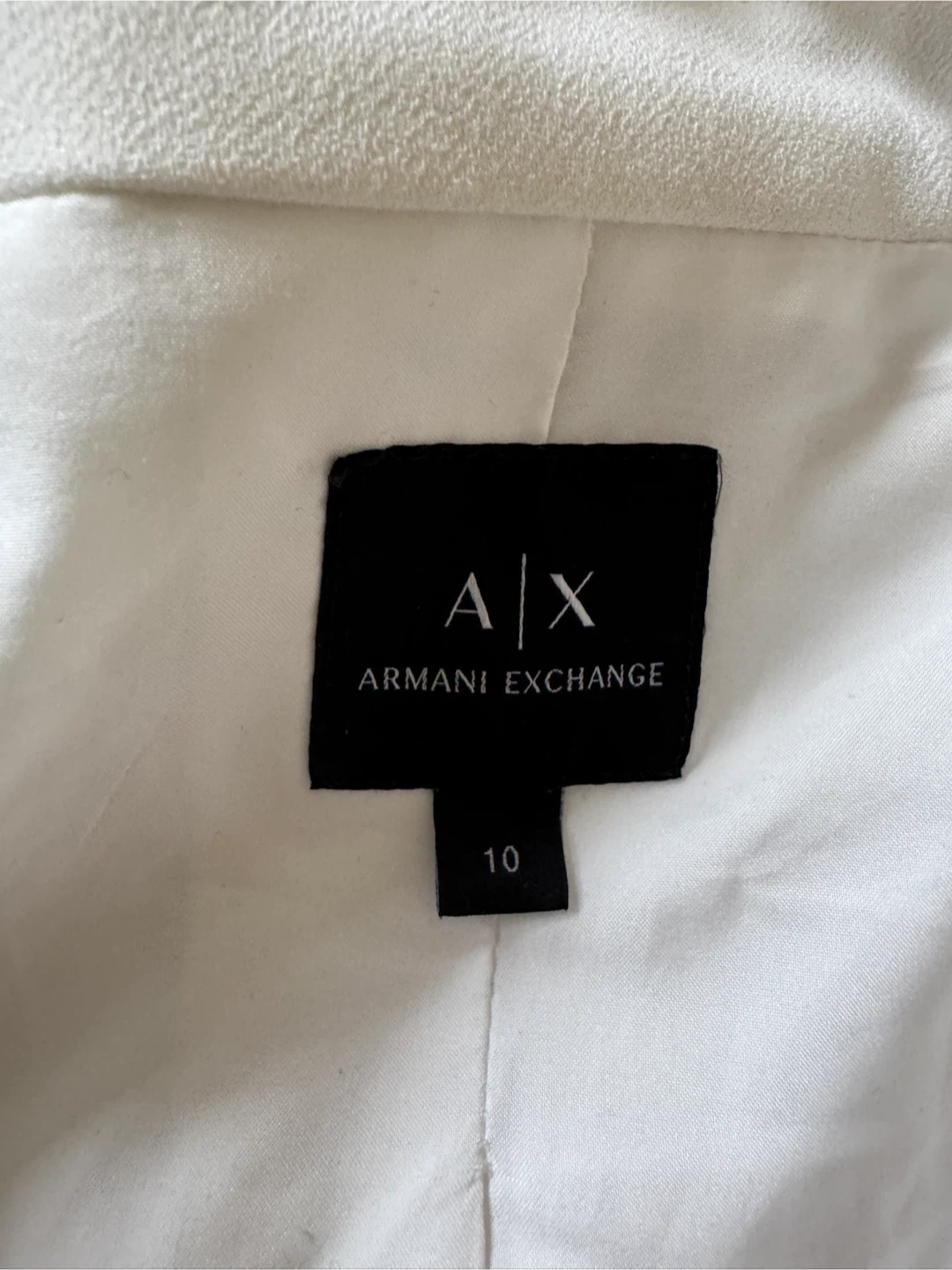 Armani Exchange White Double-Breasted Blazer - photo 4