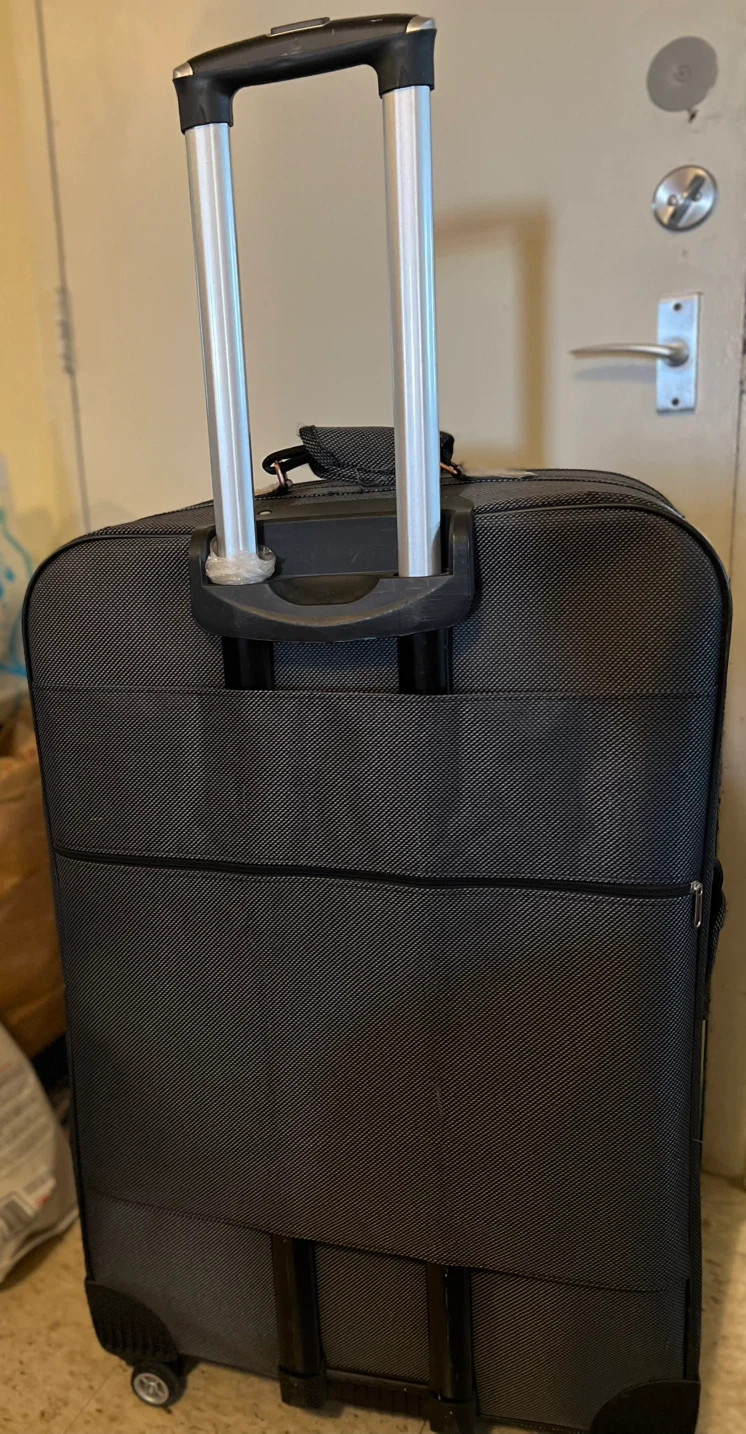 Grey Rolling Check-in Suitcase - photo 2