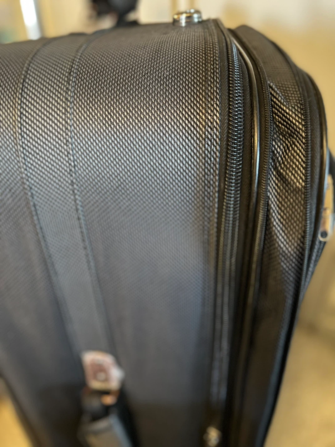 Grey Rolling Check-in Suitcase - photo 3