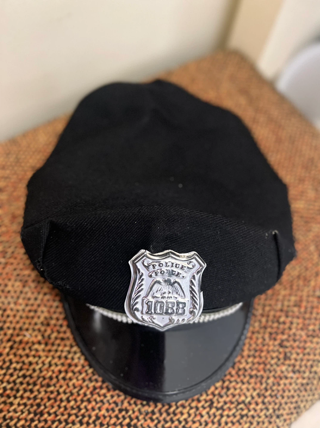 Police Hat Costume with Badge