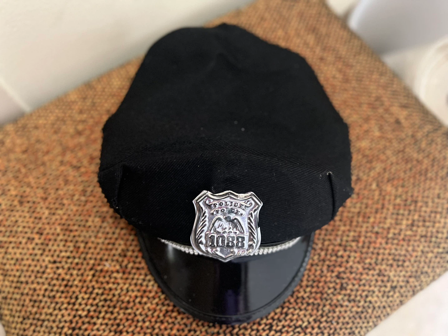 Police Hat Costume with Badge - photo 2