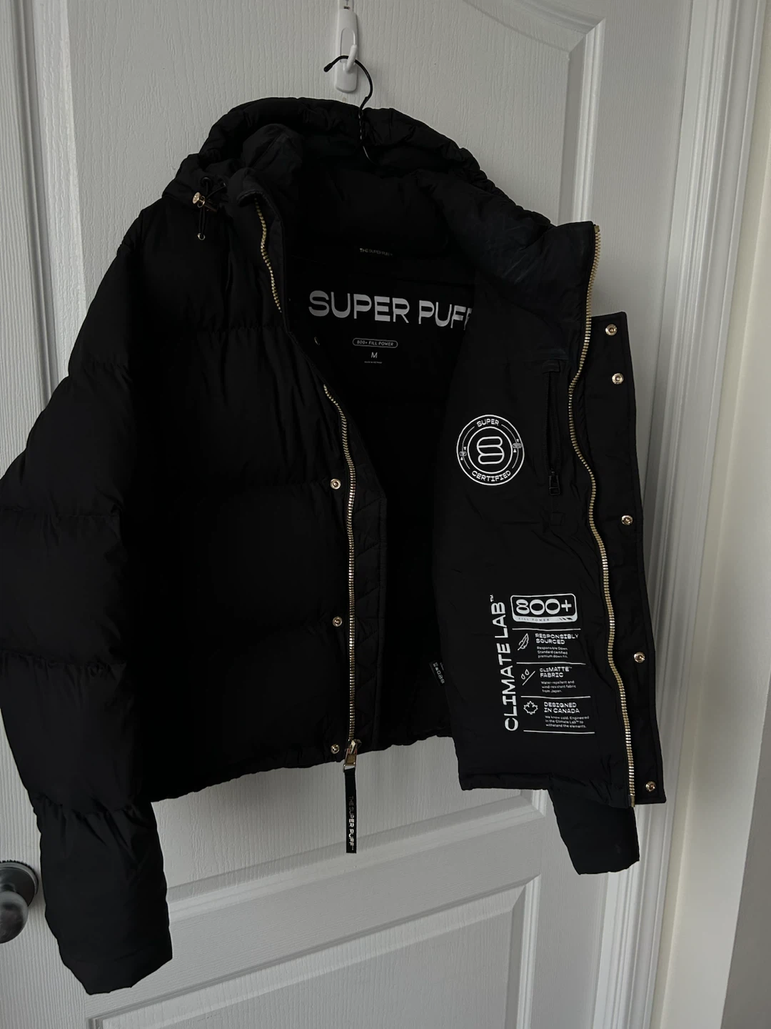 Super Puff Black Down Puffer Jacket - photo 2