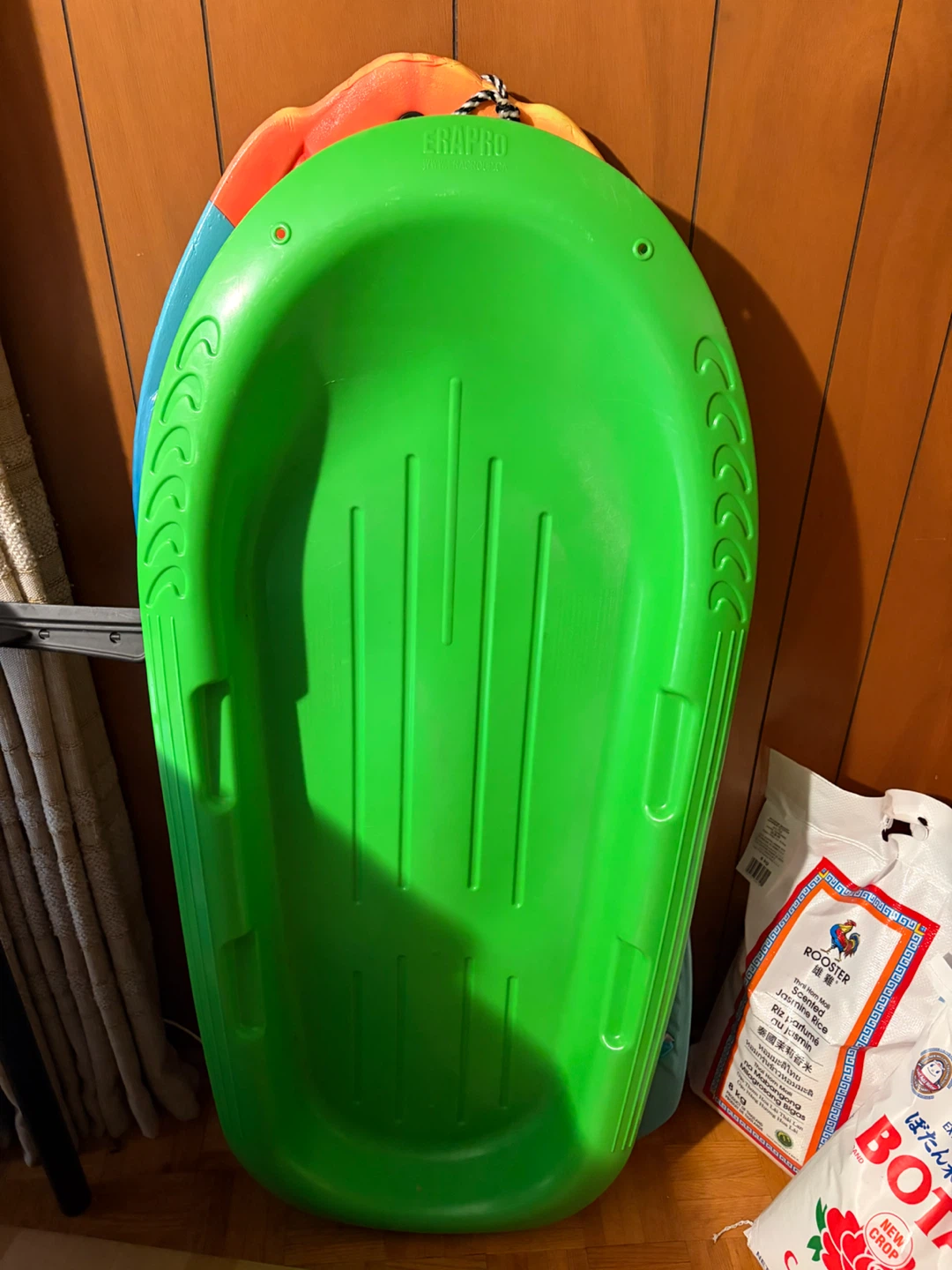 ERAPRO Green Toboggan Sled