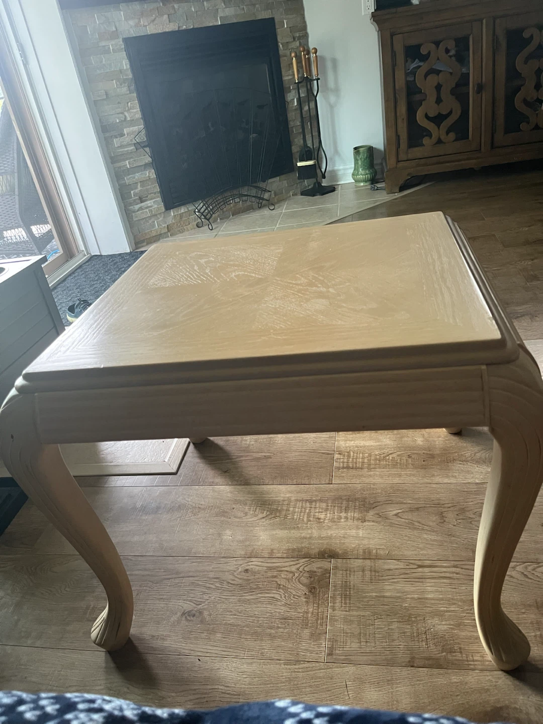 Wooden End Table - photo 2