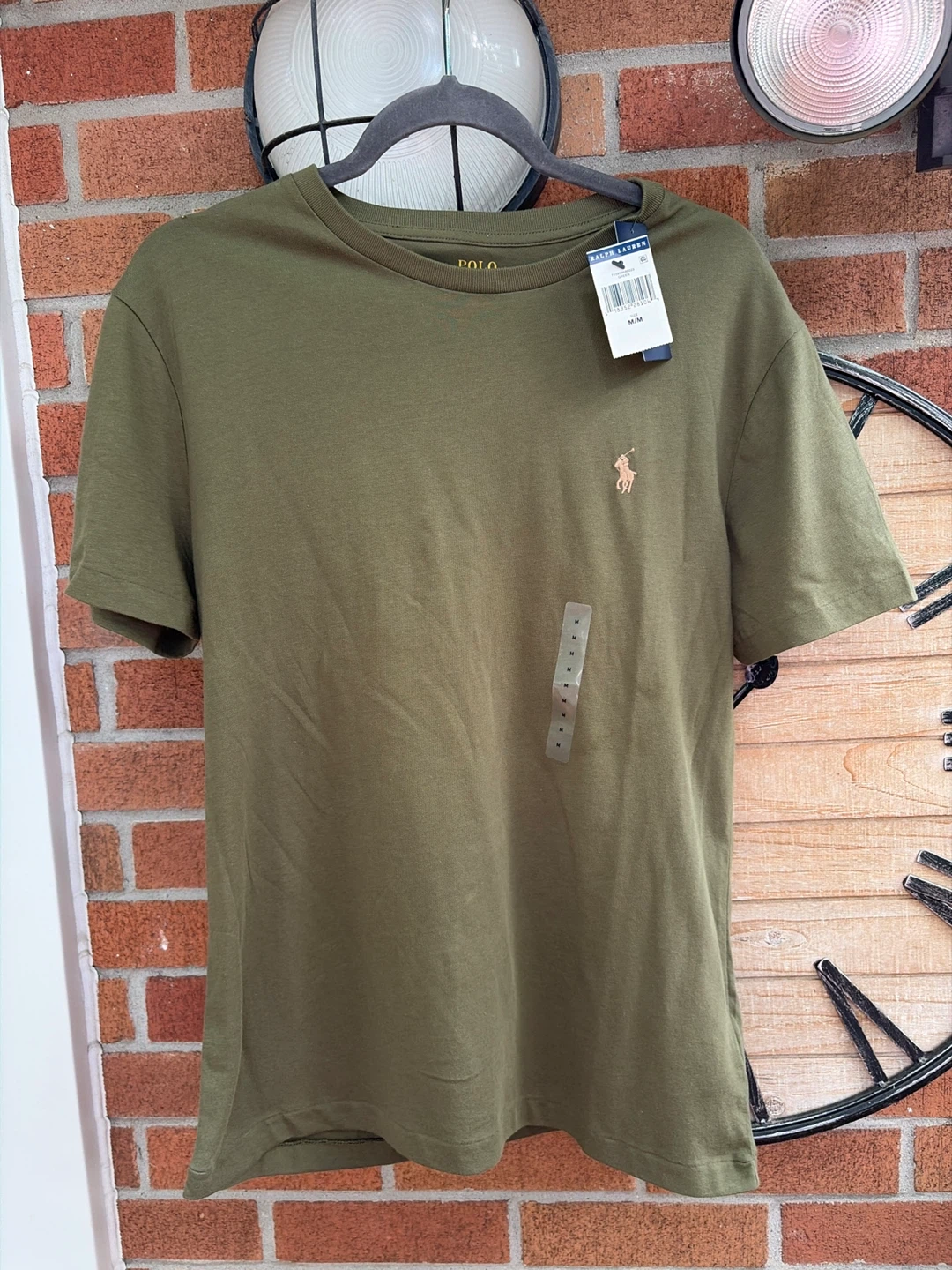 BNWT Polo Ralph Lauren Men's Olive Green T-Shirt - Size M