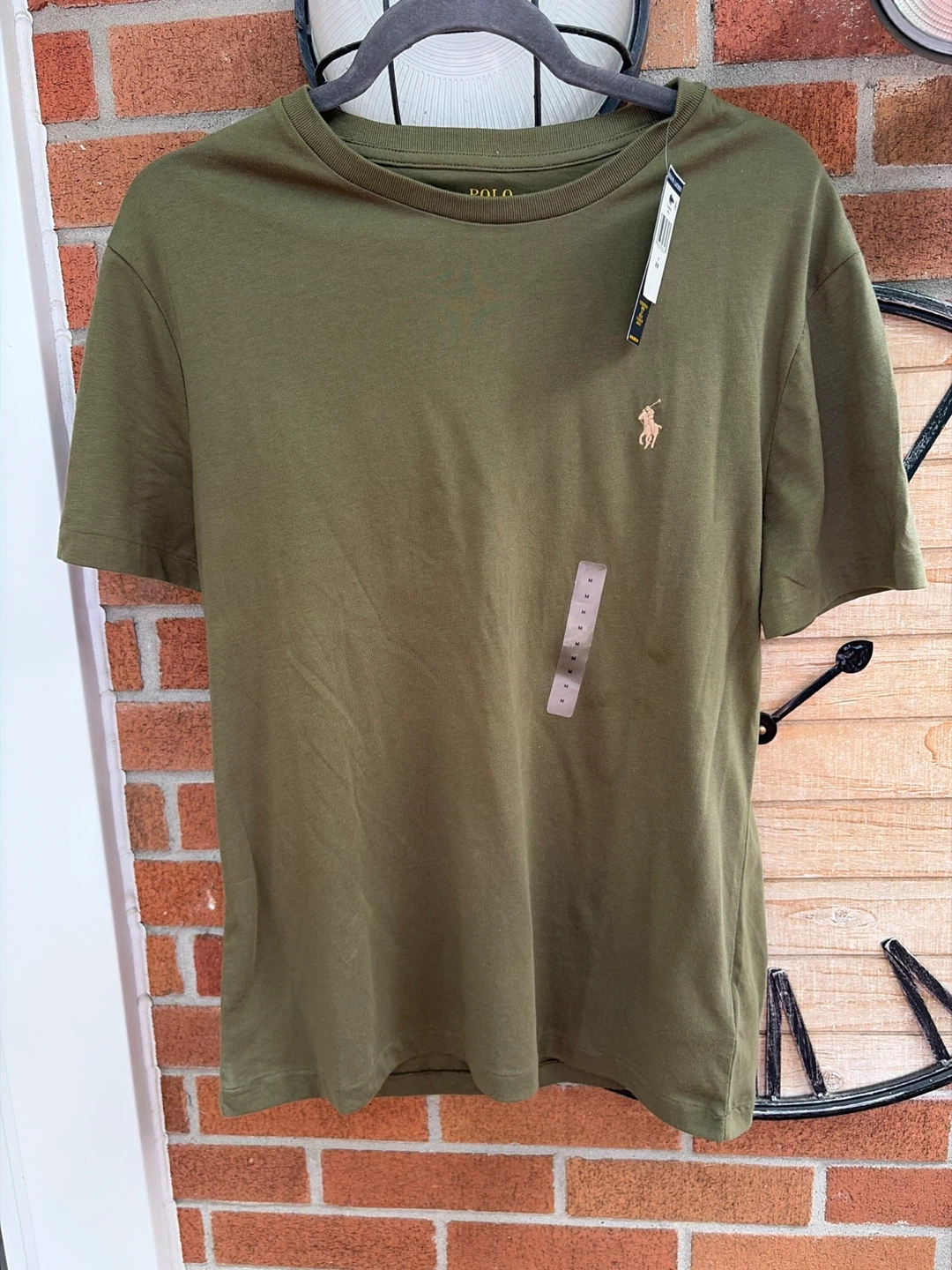 BNWT Polo Ralph Lauren Men's Olive Green T-Shirt - Size M - photo 5