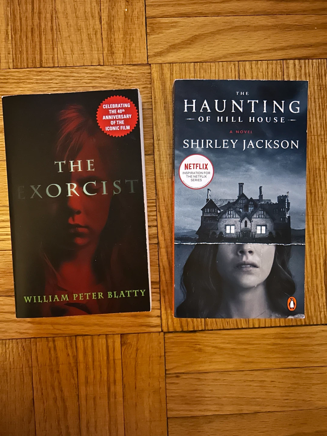 The Exorcist & The Haunting of Hill House Books