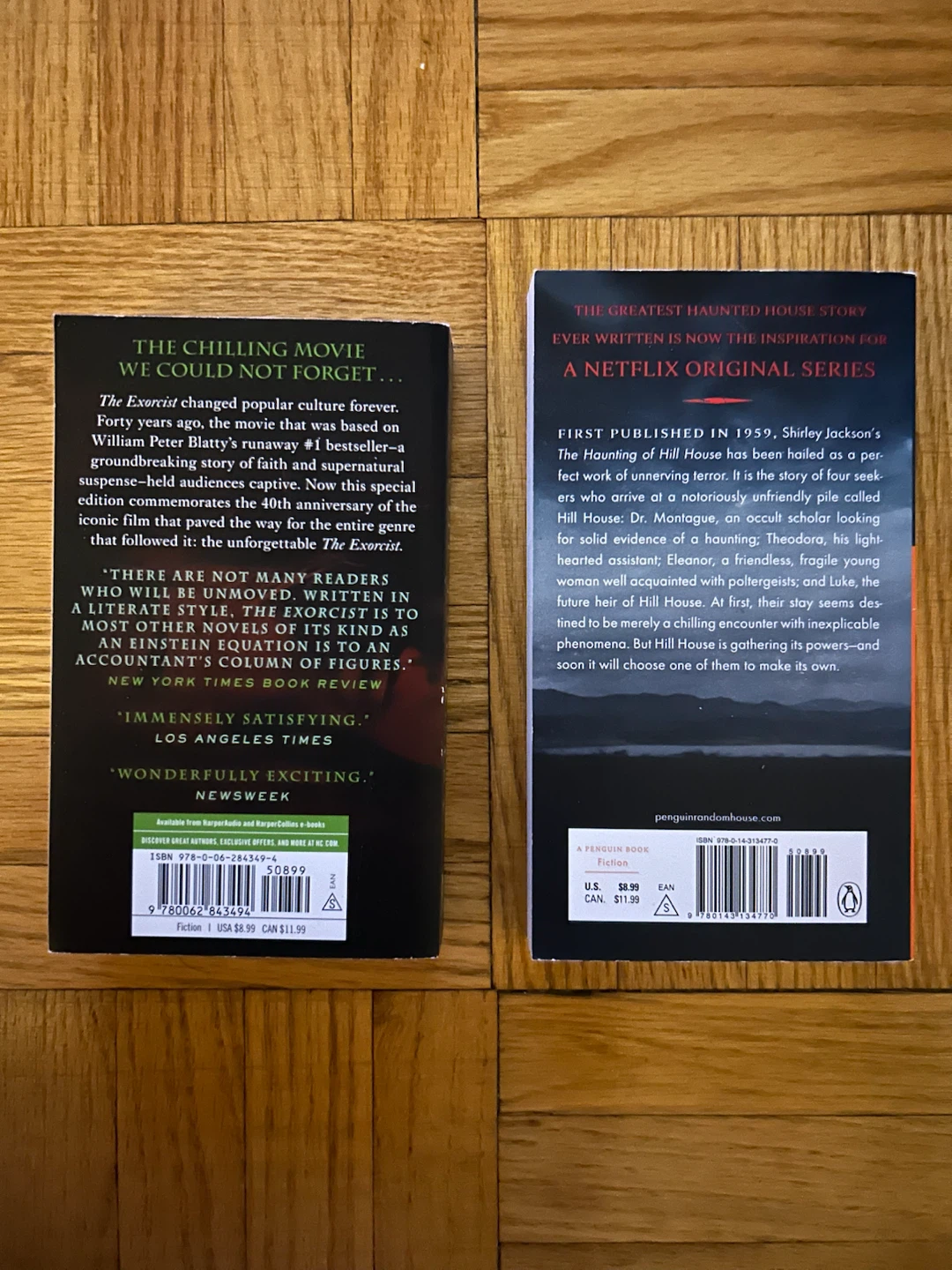 The Exorcist & The Haunting of Hill House Books - photo 3