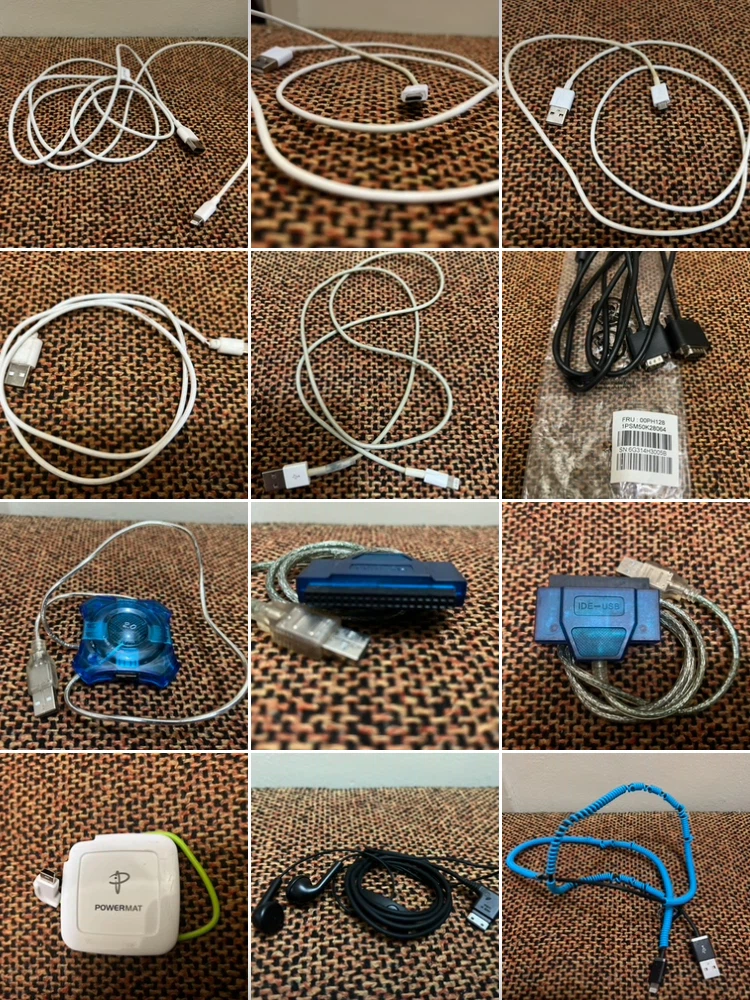 Apple Lightning to USB Cable and Micro USB Cable-price of Each