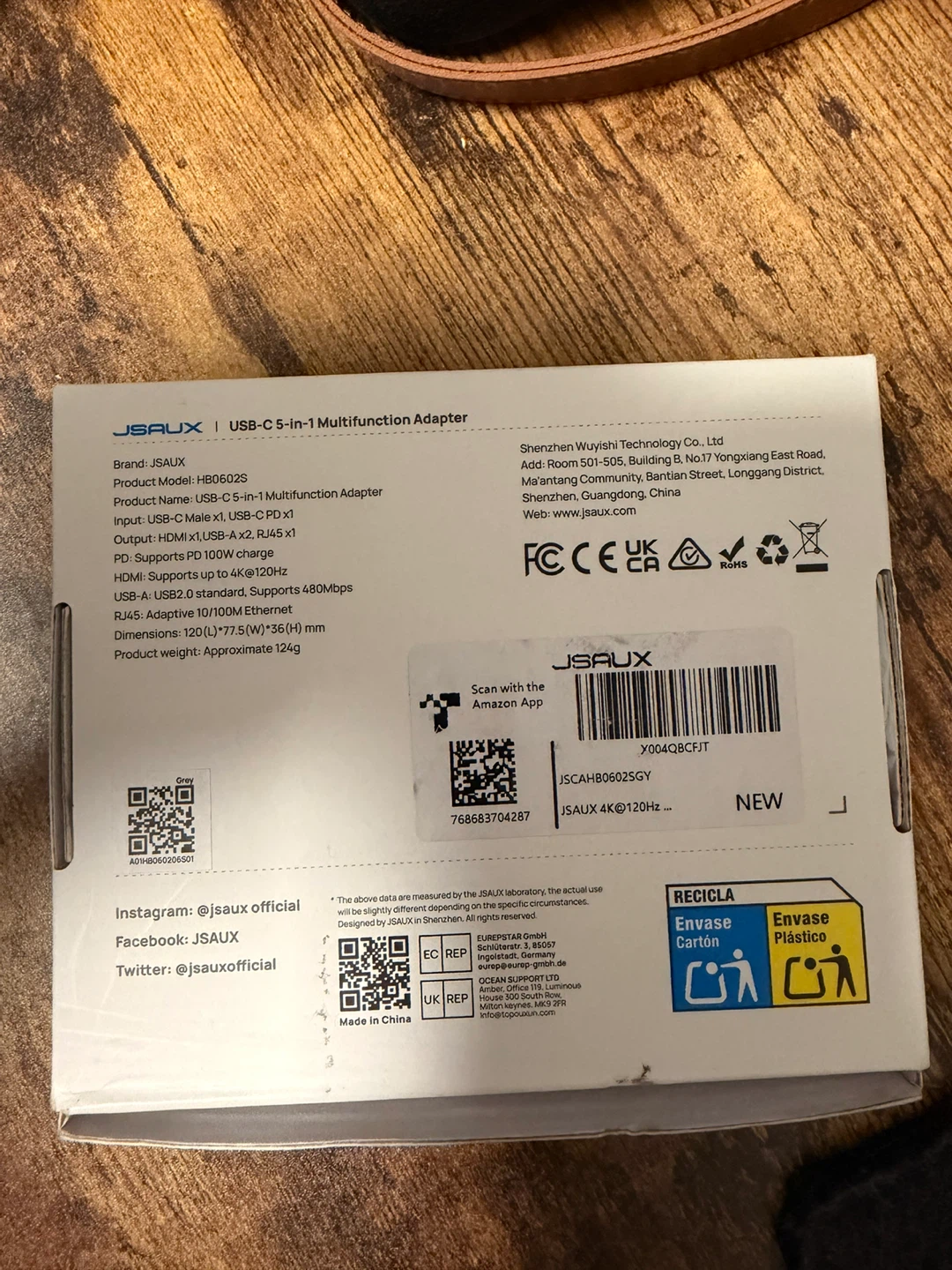 JSAUX USB-C 5-in-1 Multifunction Adapter - photo 2