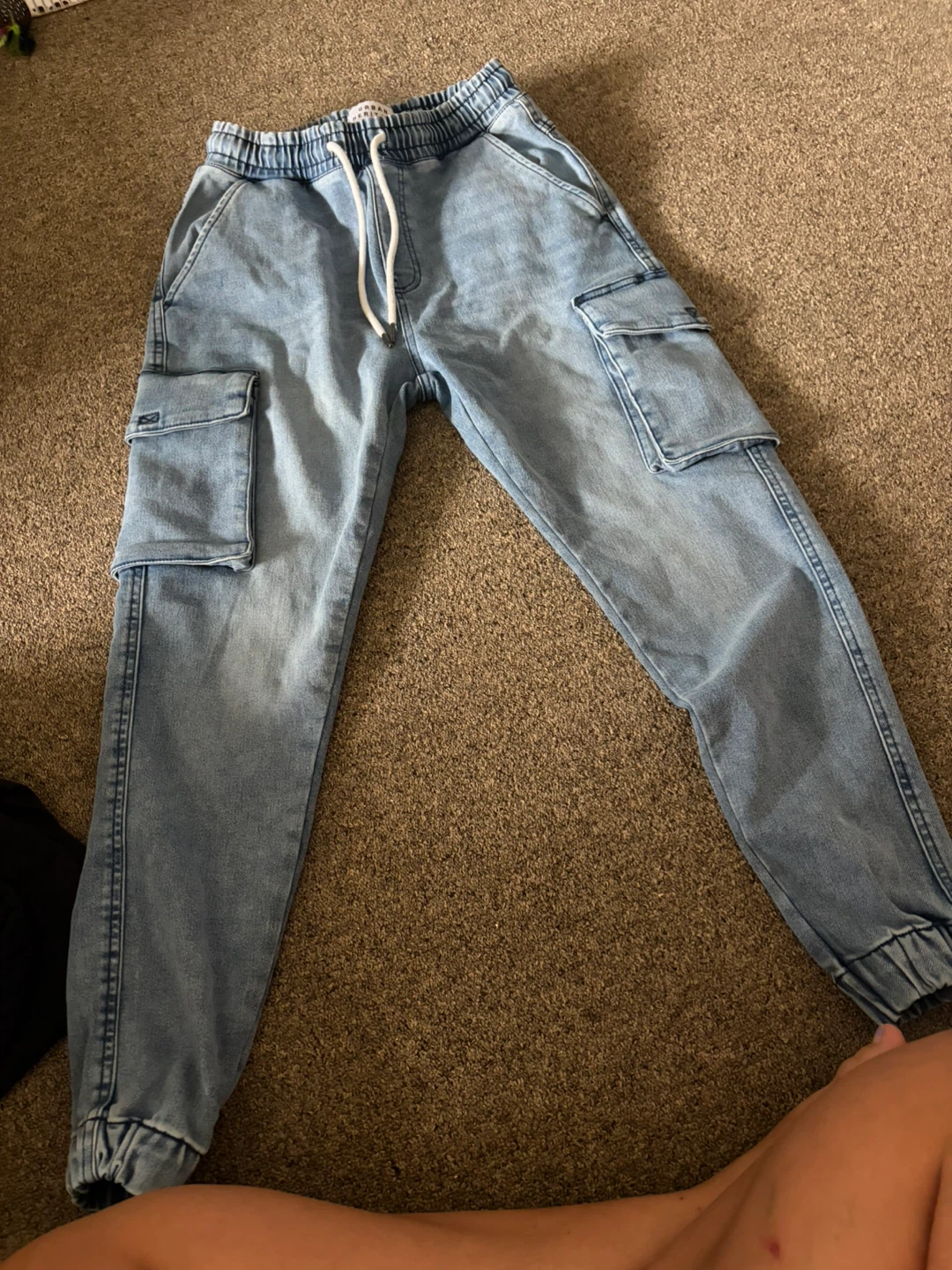 Urban Heritage Denim Cargo Joggers - photo 3