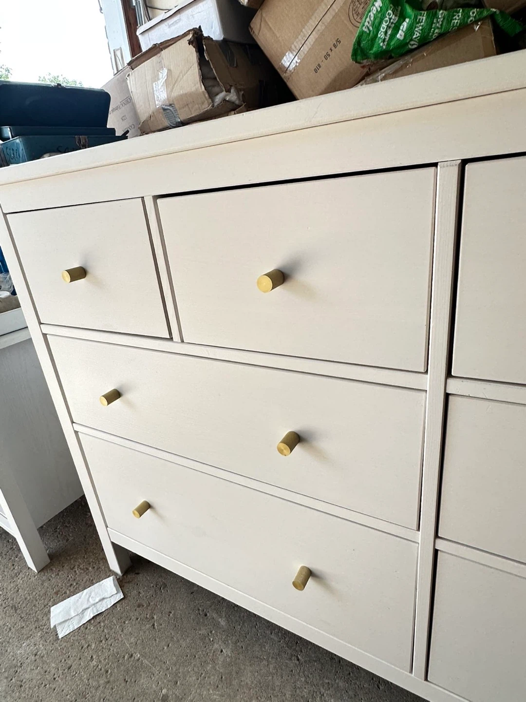 White Dresser with 8 Drawers - photo 5