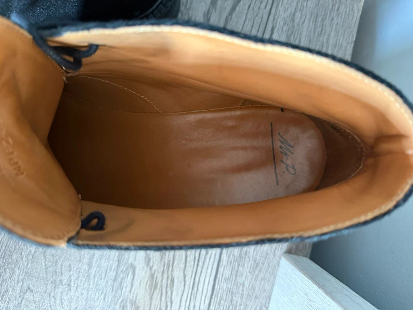 Mr. P Black Suede Desert Boots - Size 11 - photo 2