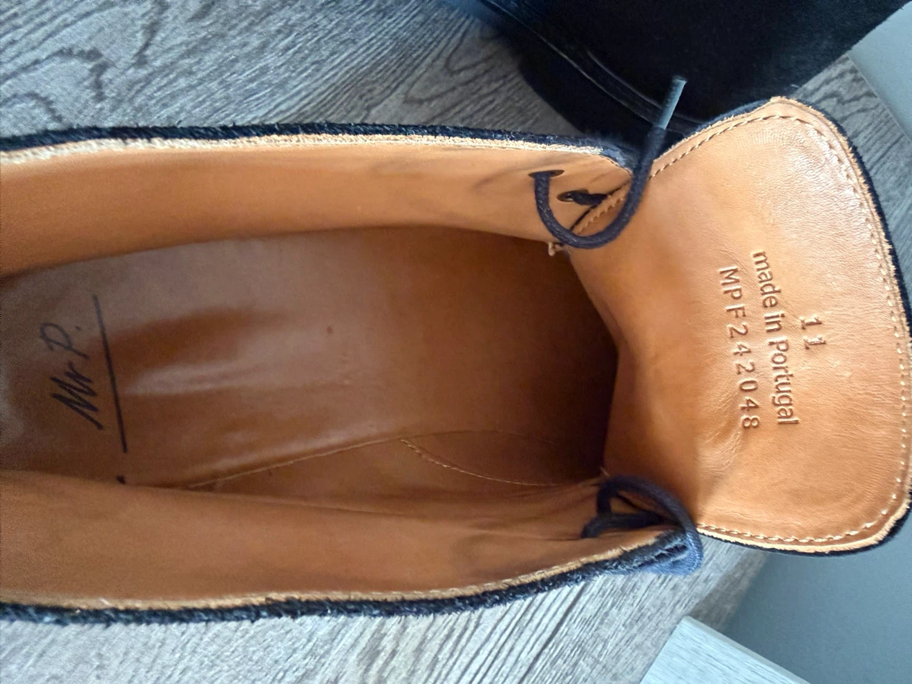 Mr. P Black Suede Desert Boots - Size 11 - photo 3