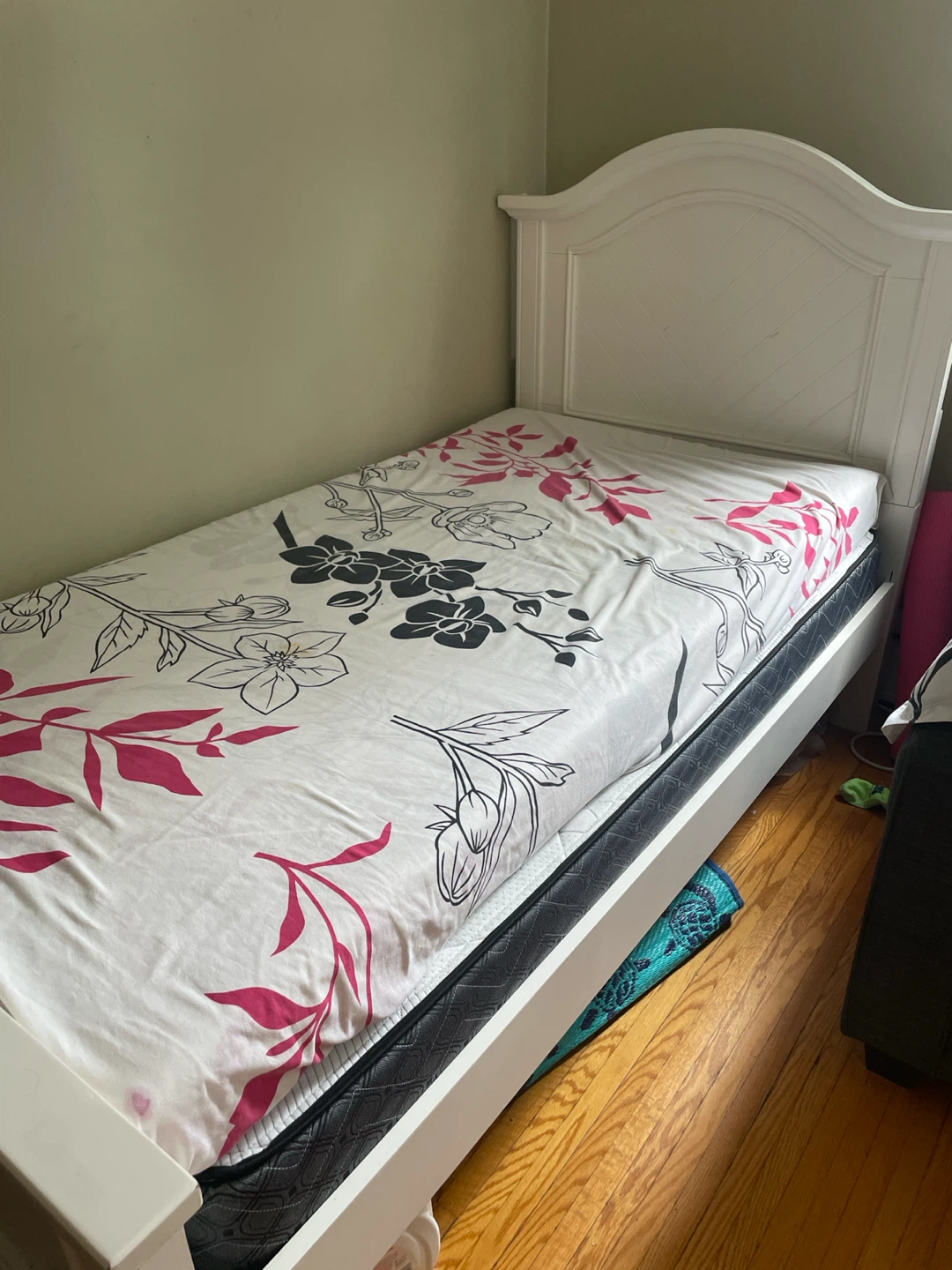 Twin Bed Frame with Mattress - photo 2