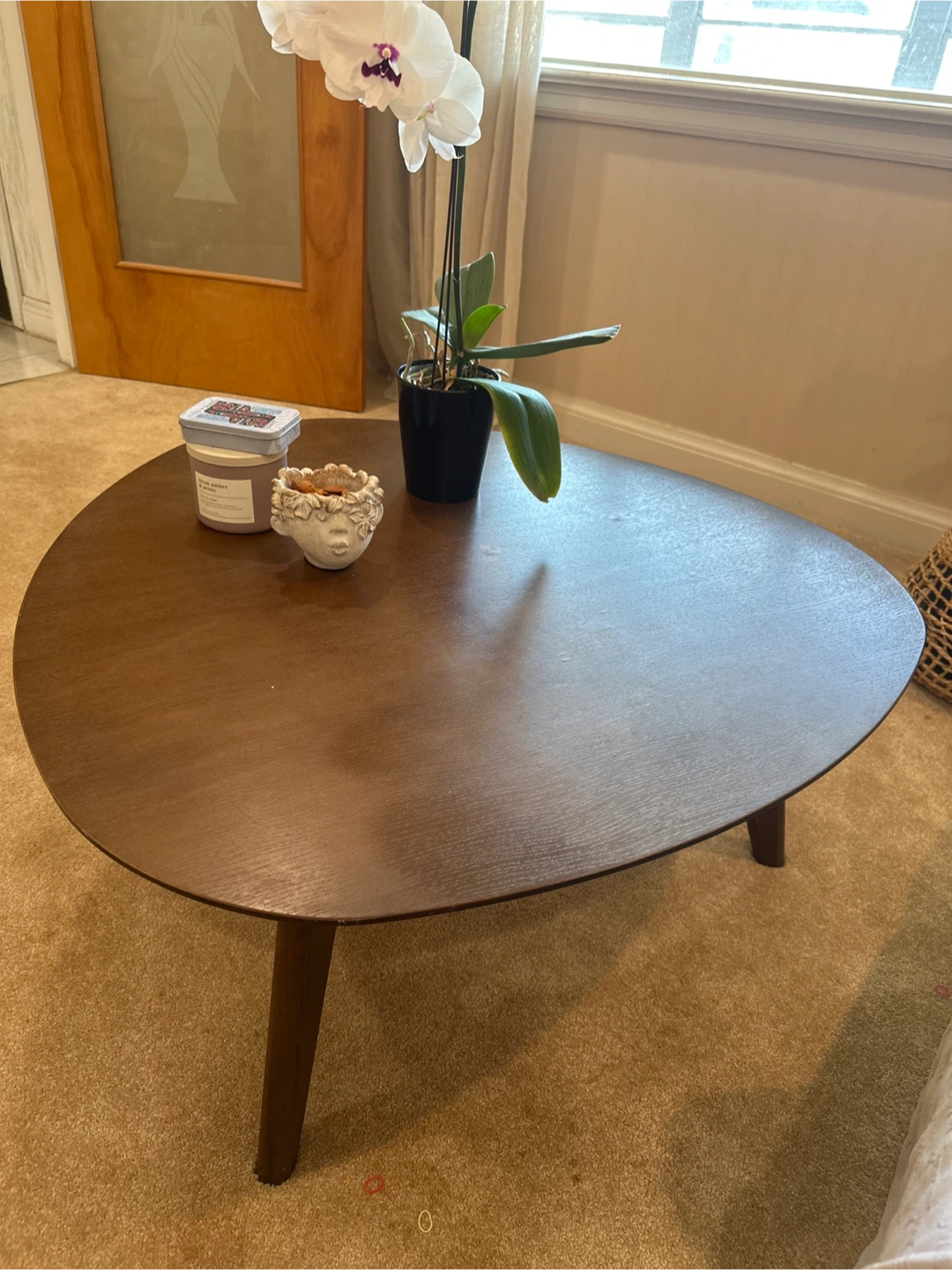 Structube Osaka Coffee Table - 90 cm Teak