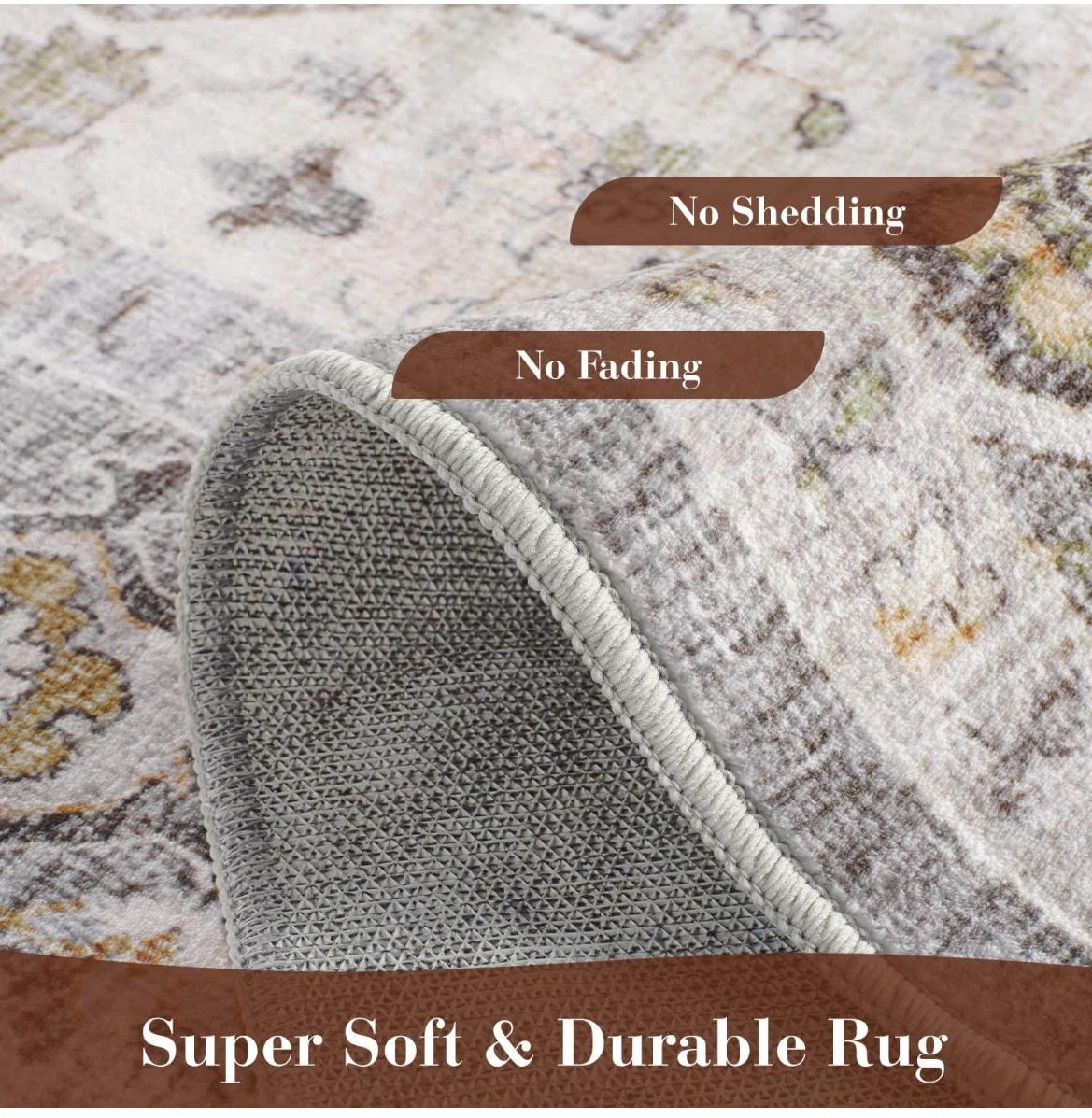 Grey Oriental Area Rug 9' x 12' - photo 5