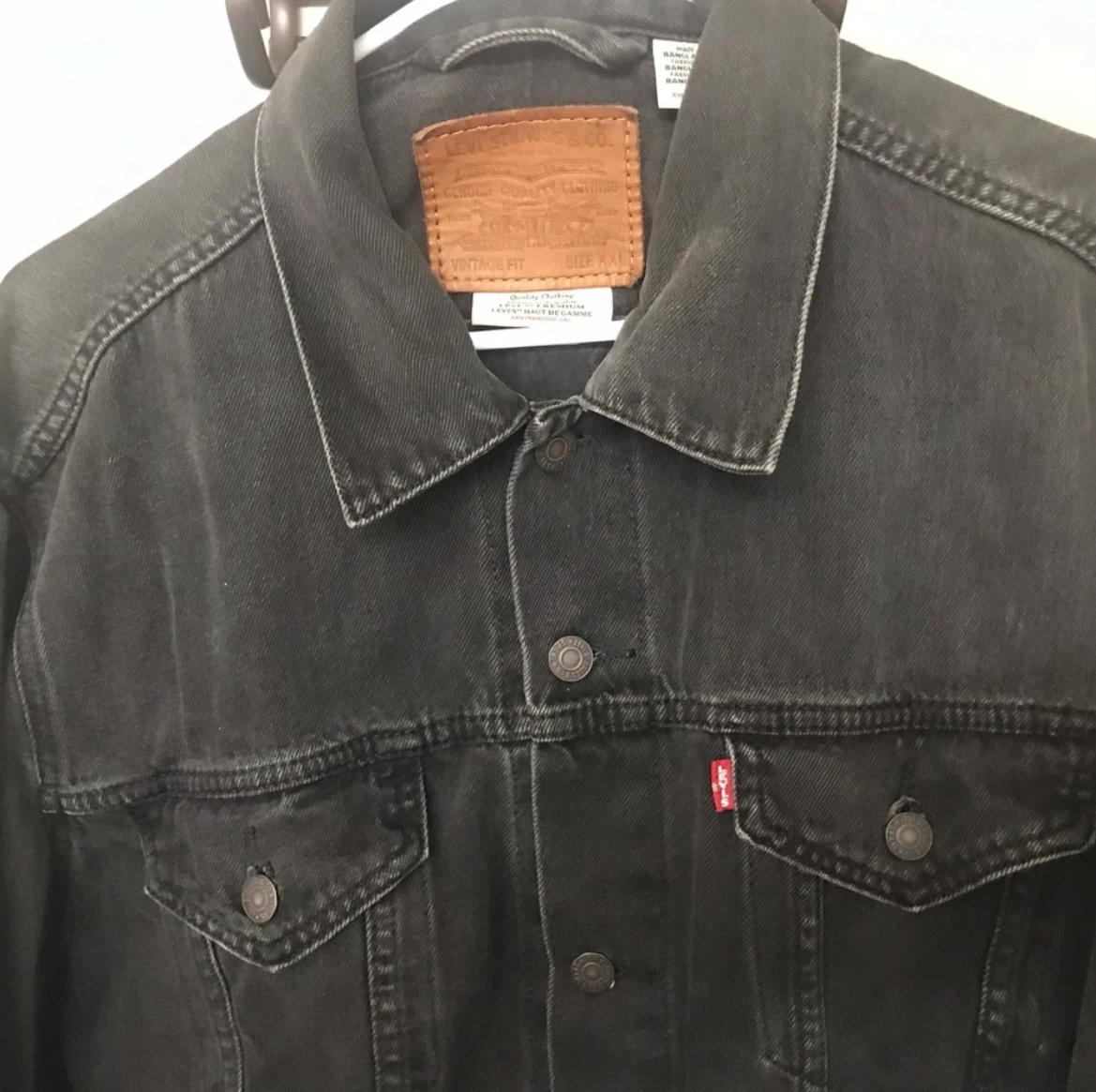 Levi's Strauss Black Denim Vintage Fit - photo 4
