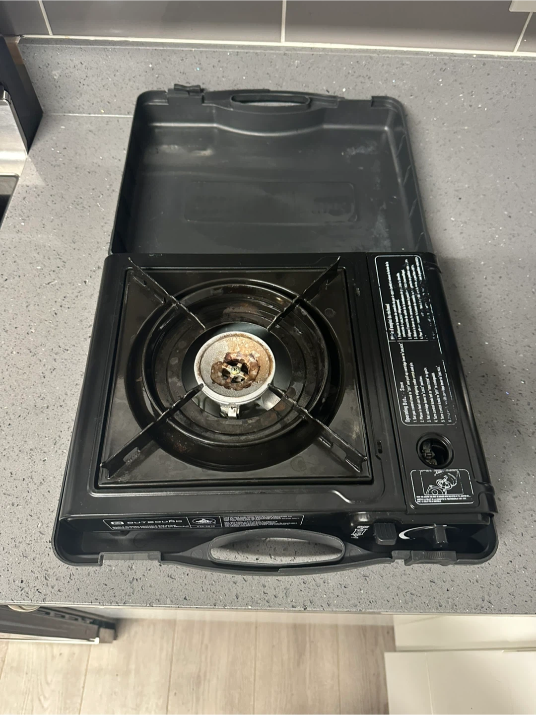 Portable Gas Stove with Carrying Case