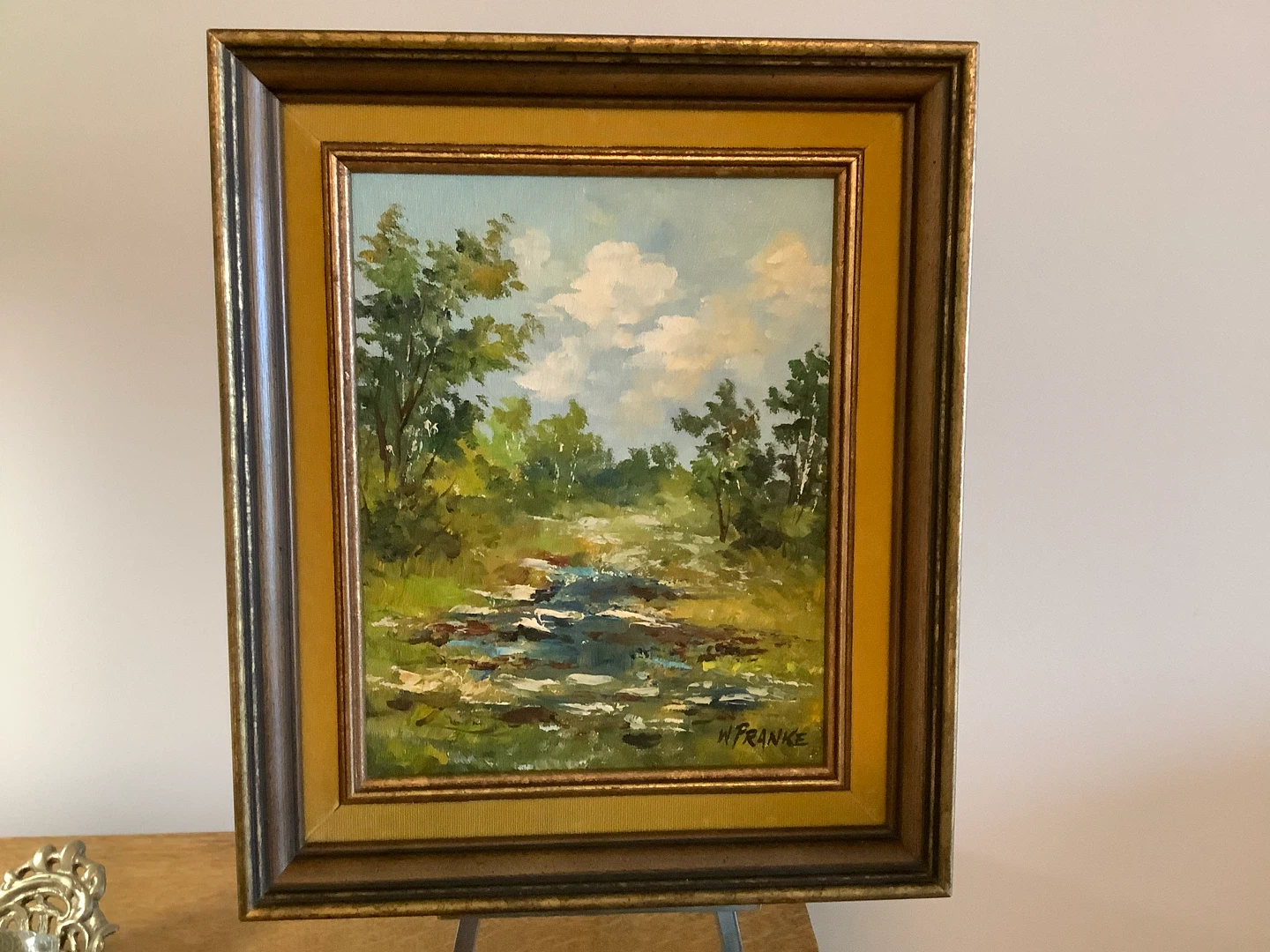 #5 Vt Landscape Oil Ptg by Cdn Artist W Pranke 🐞