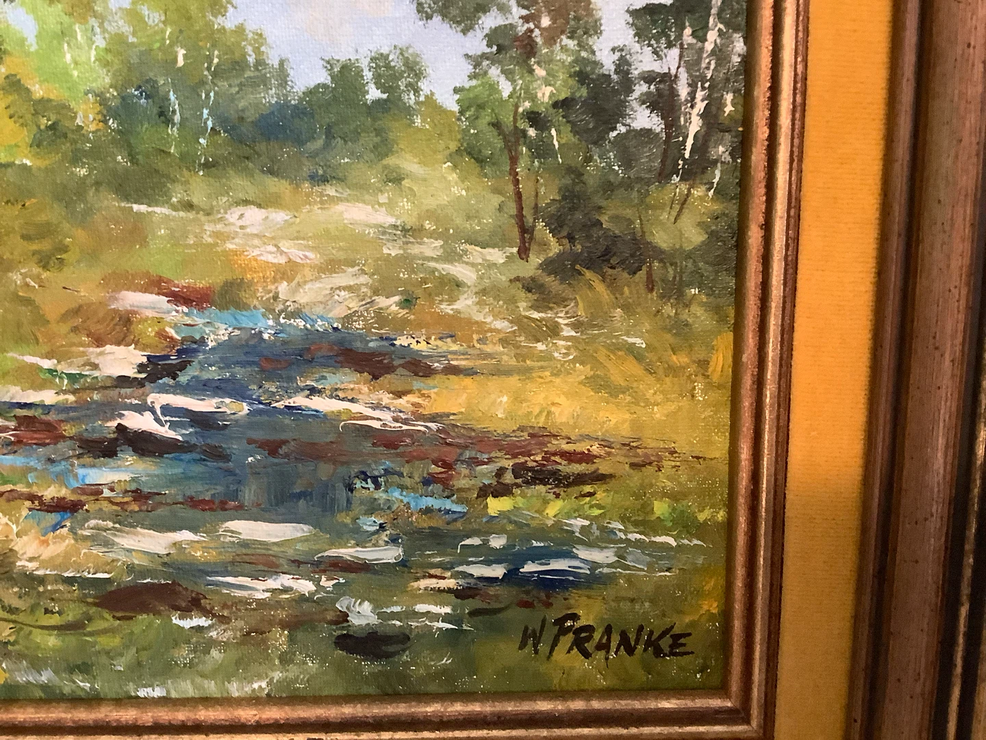 #5 Vt Landscape Oil Ptg by Cdn Artist W Pranke 🐞 - photo 2