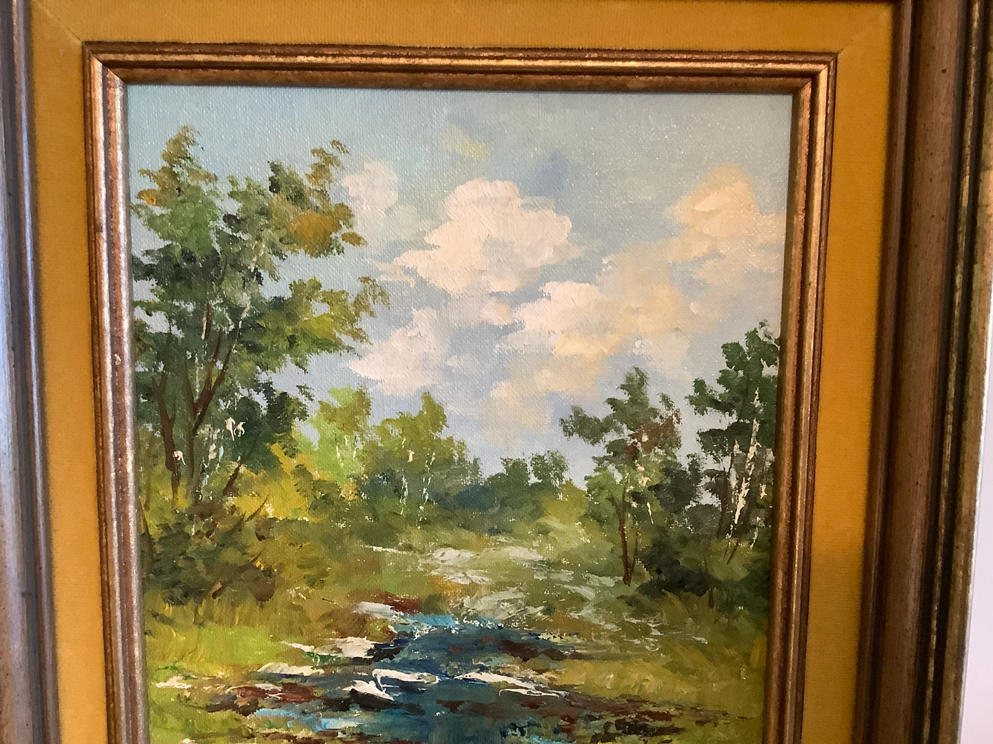 #5 Vt Landscape Oil Ptg by Cdn Artist W Pranke 🐞 - photo 3