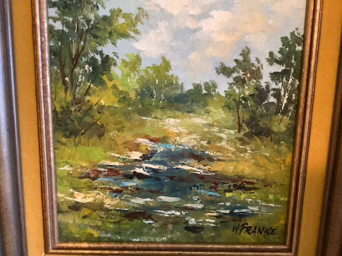 #5 Vt Landscape Oil Ptg by Cdn Artist W Pranke 🐞 - photo 5
