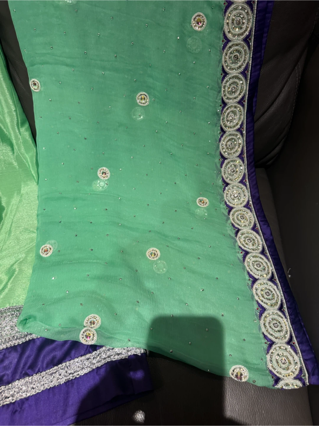 Embroidered Indian Salwar Kameez Suit Set - photo 5