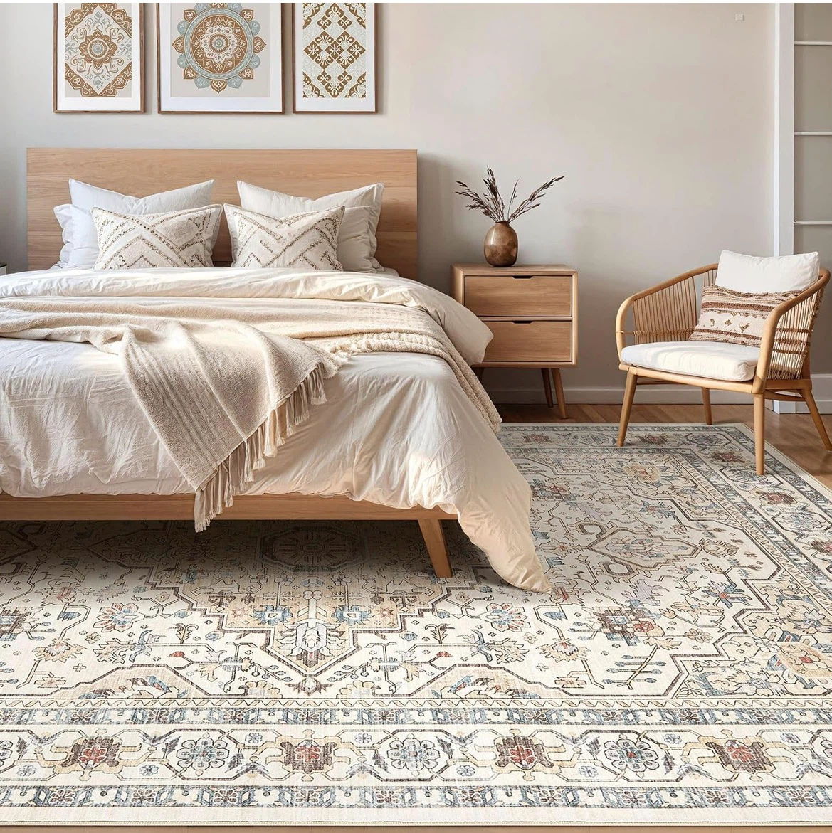 7x9 Soft Cozy Faux Wool Rug - photo 4
