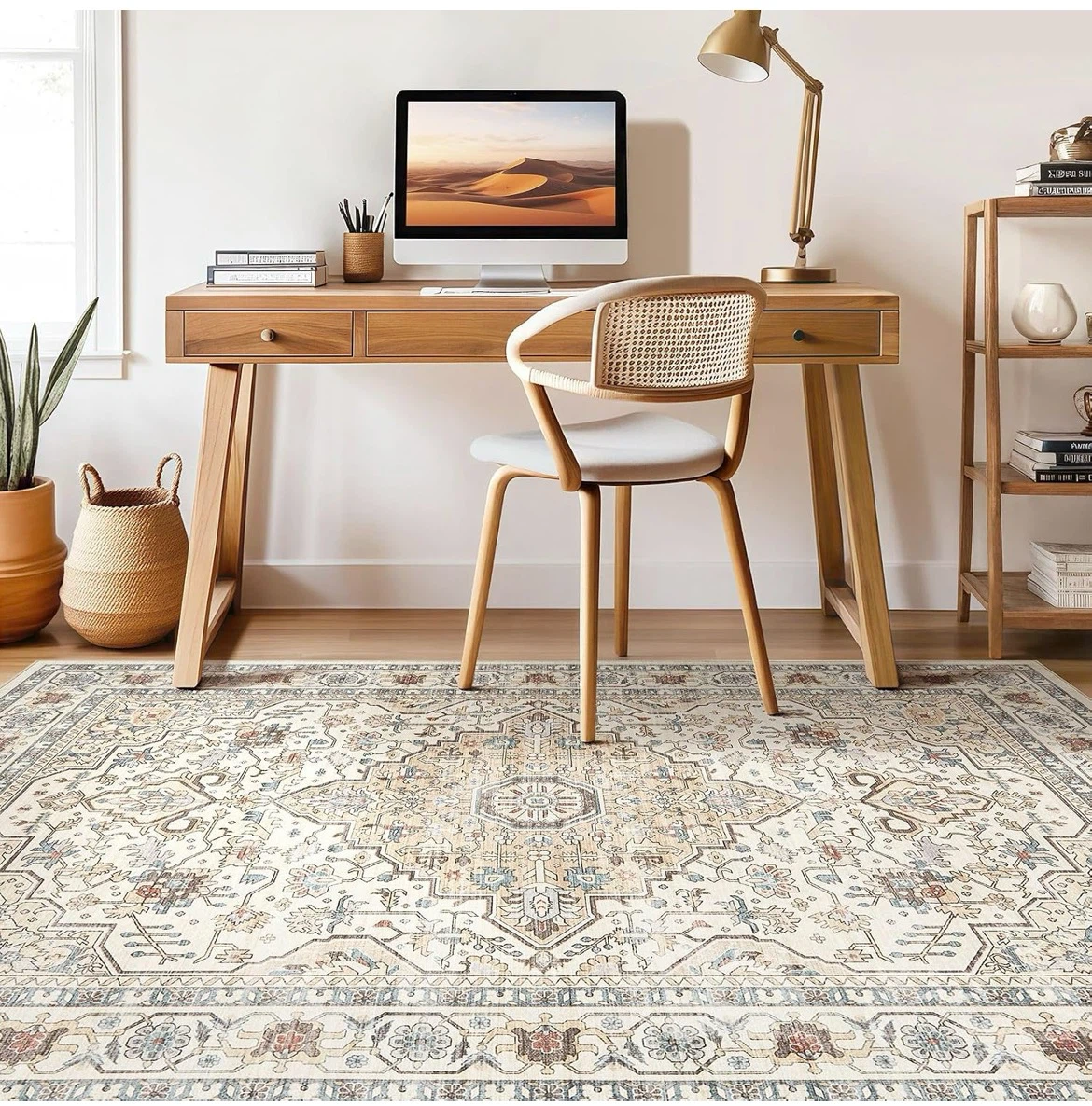7x9 Soft Cozy Faux Wool Rug - photo 5