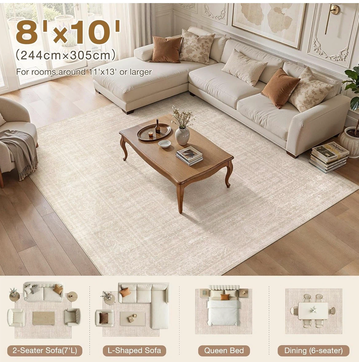 Elegant Rugs Area Rug 8'x10' - photo 4