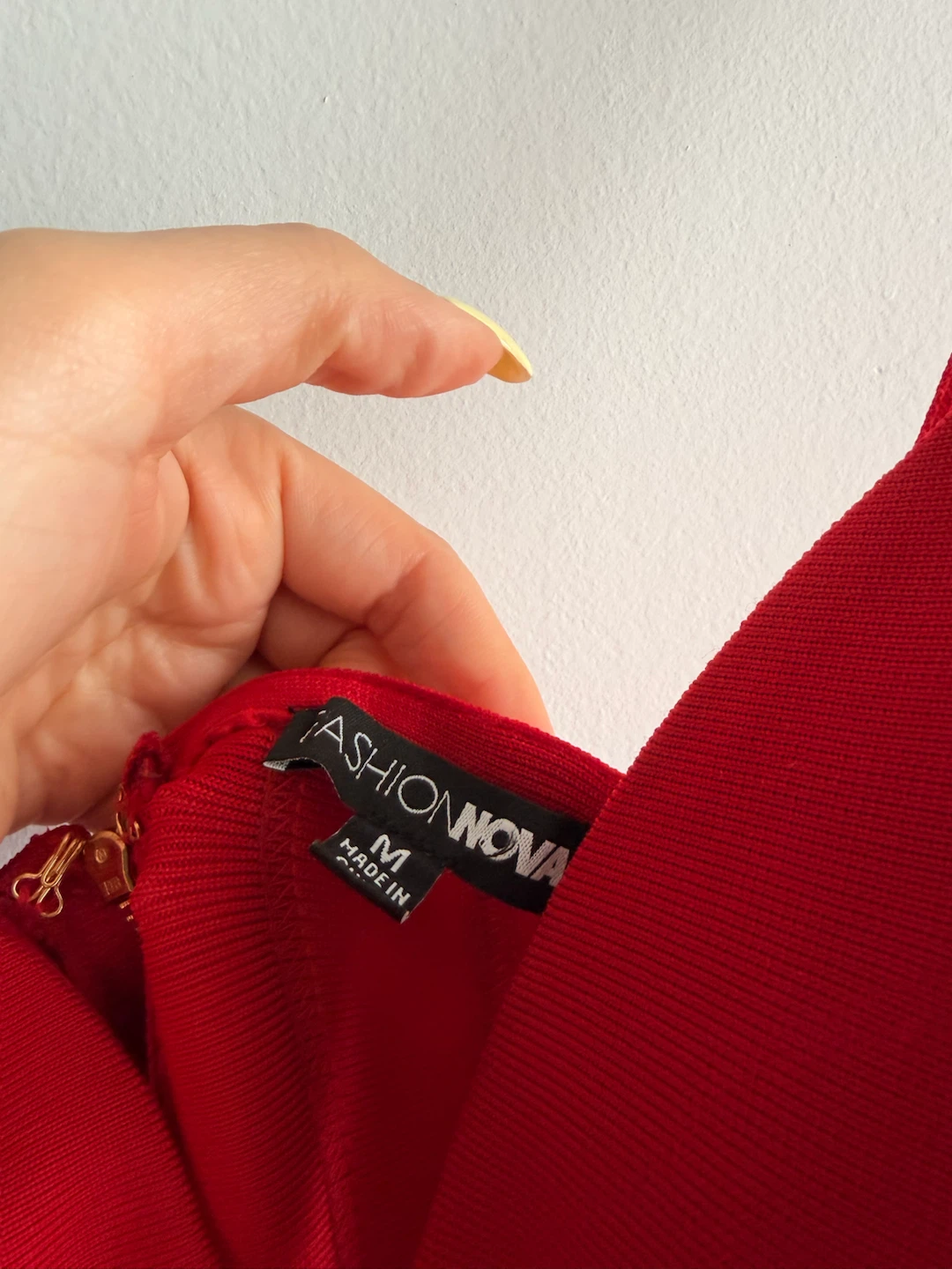 Fashion Nova Red Ruffle Mini Dress - Medium - photo 4