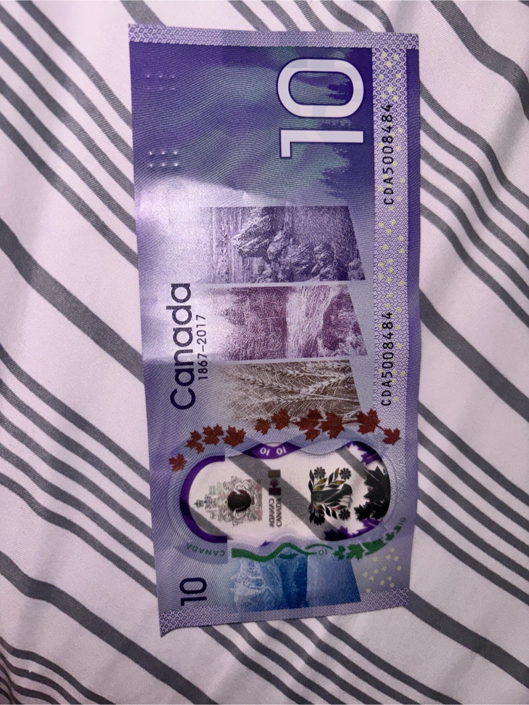 150 Edition Canadian 10 dollar bill - photo 2