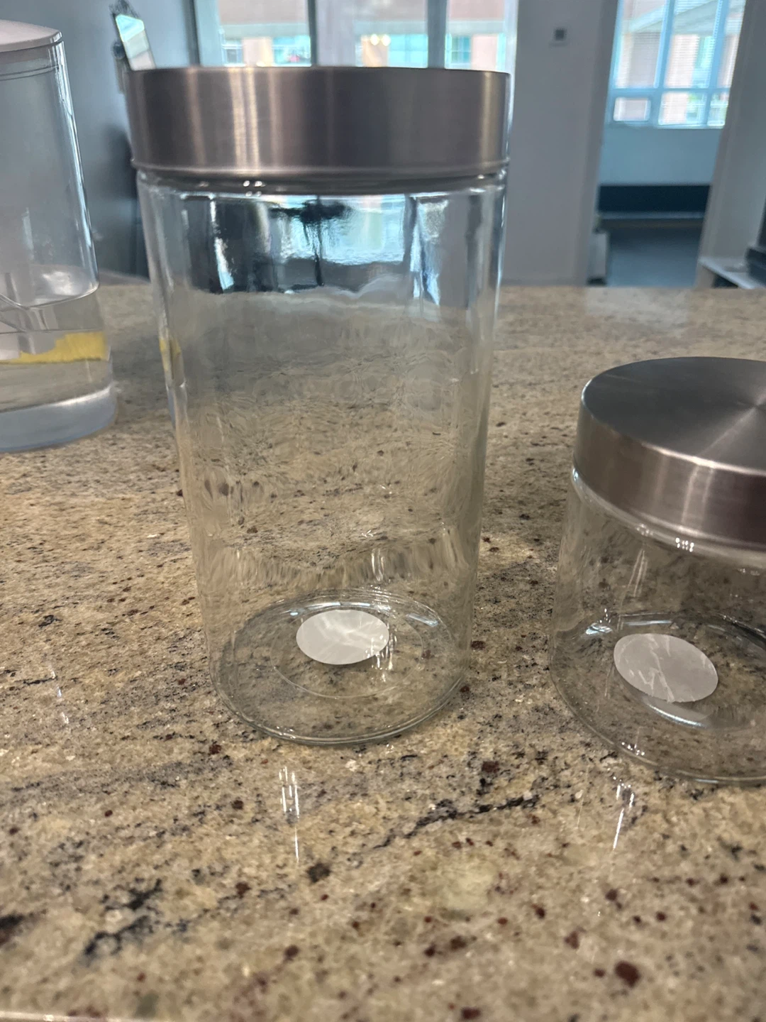 Glass Food Storage Jars with Metal Lids - photo 2