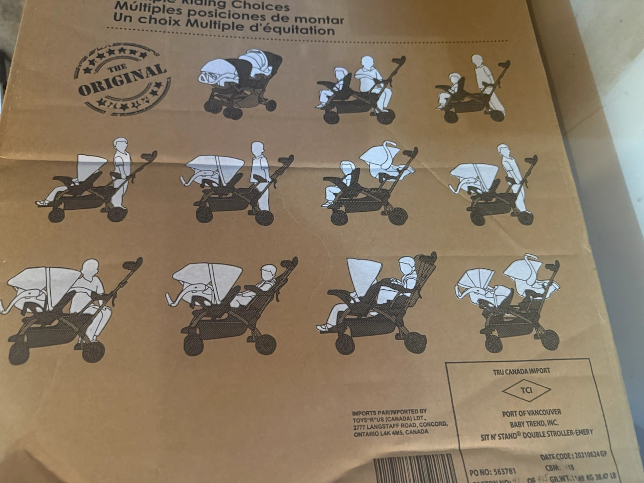 Baby Trend Sit N' Stand Double Stroller