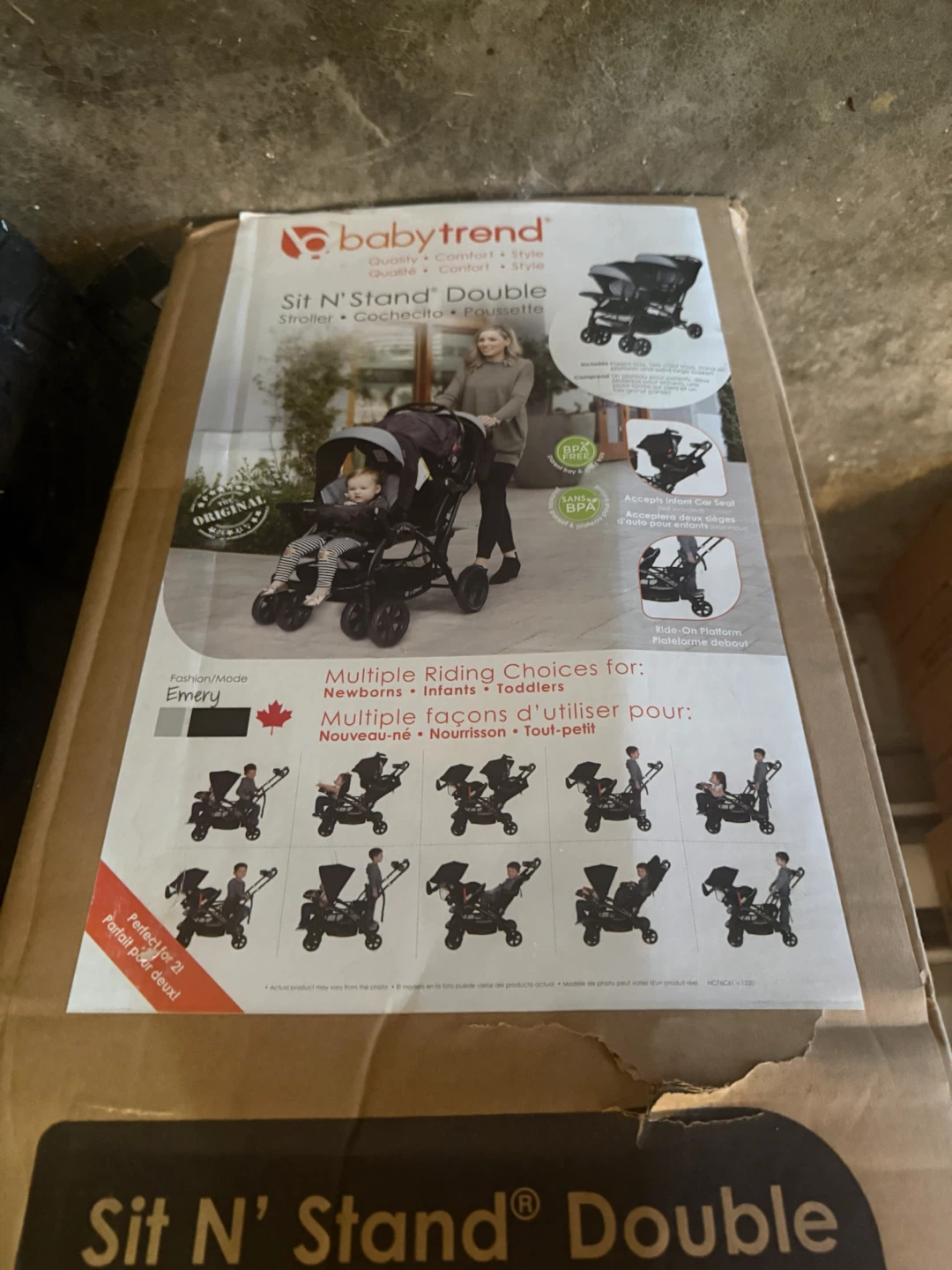 Baby Trend Sit N' Stand Double Stroller - photo 2
