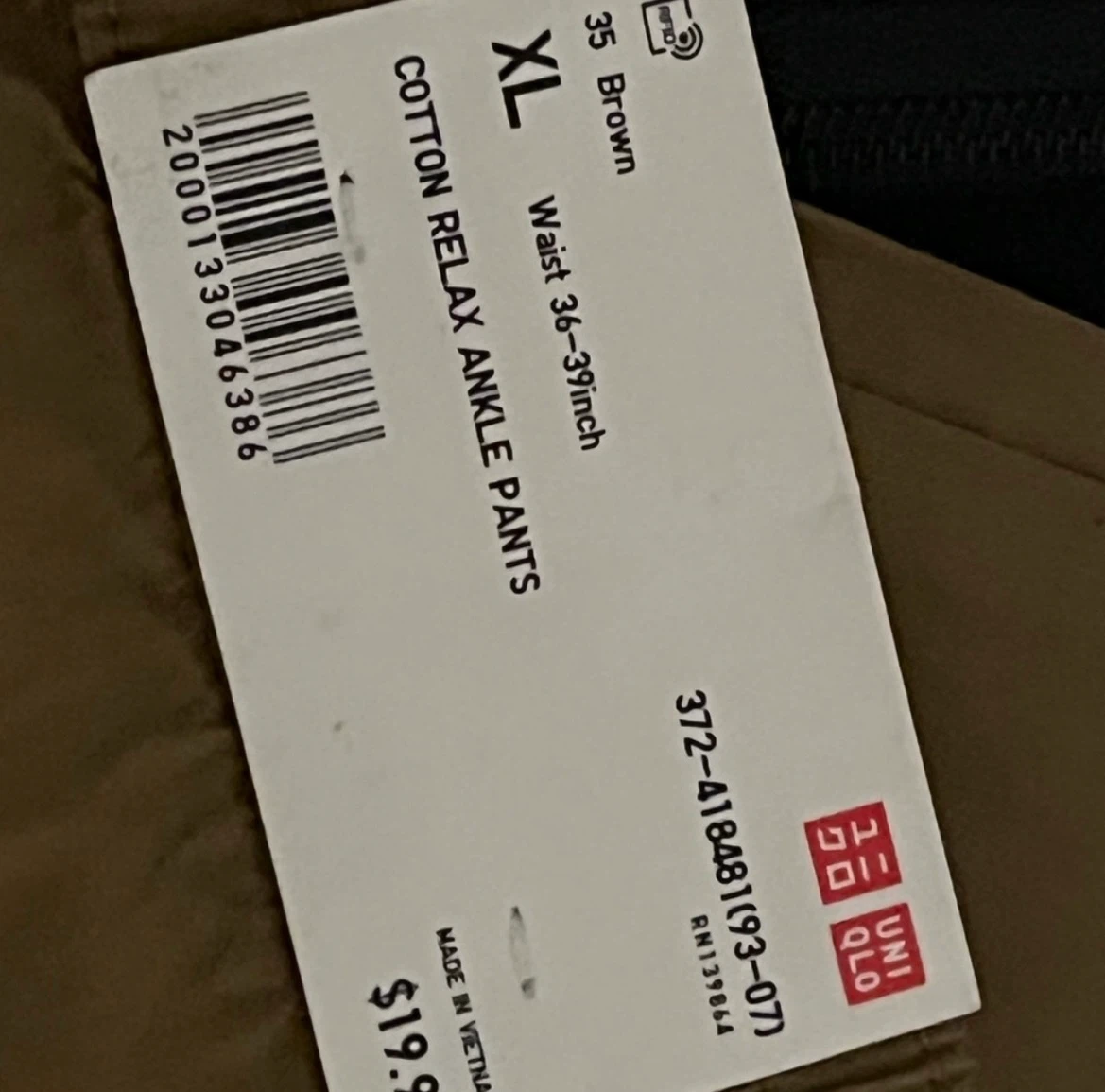 Uniqlo pants Two pairs New - XL - photo 5