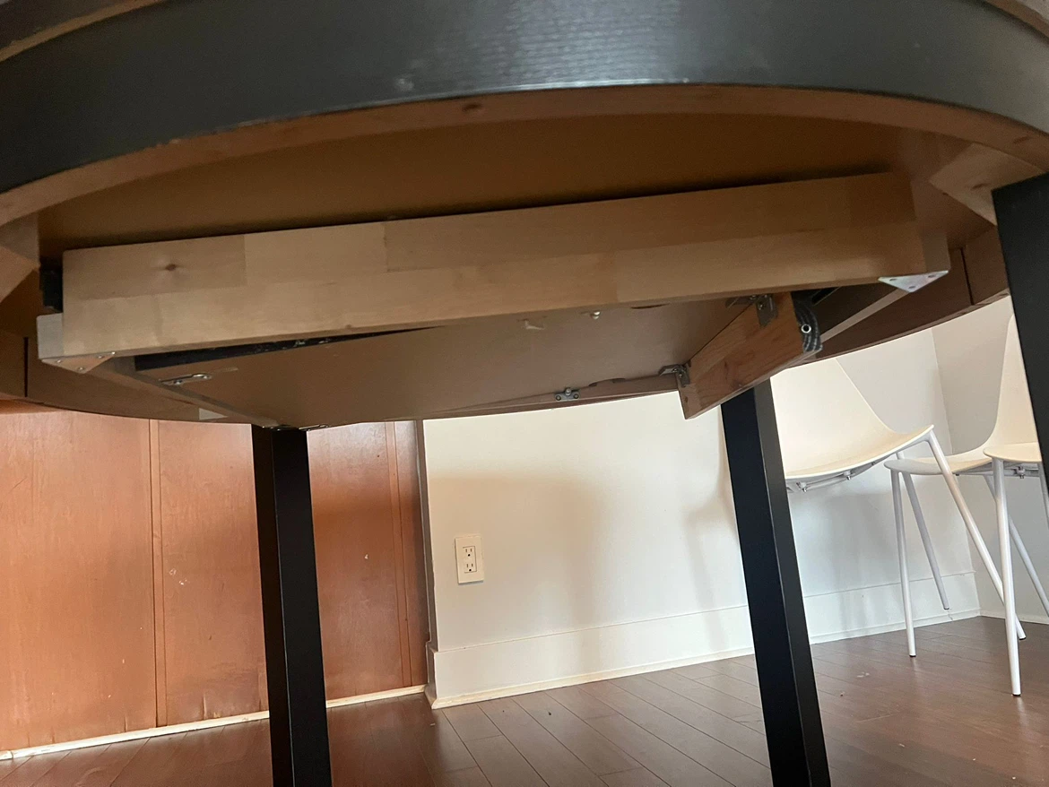 Extendable Round Dining Table - photo 2