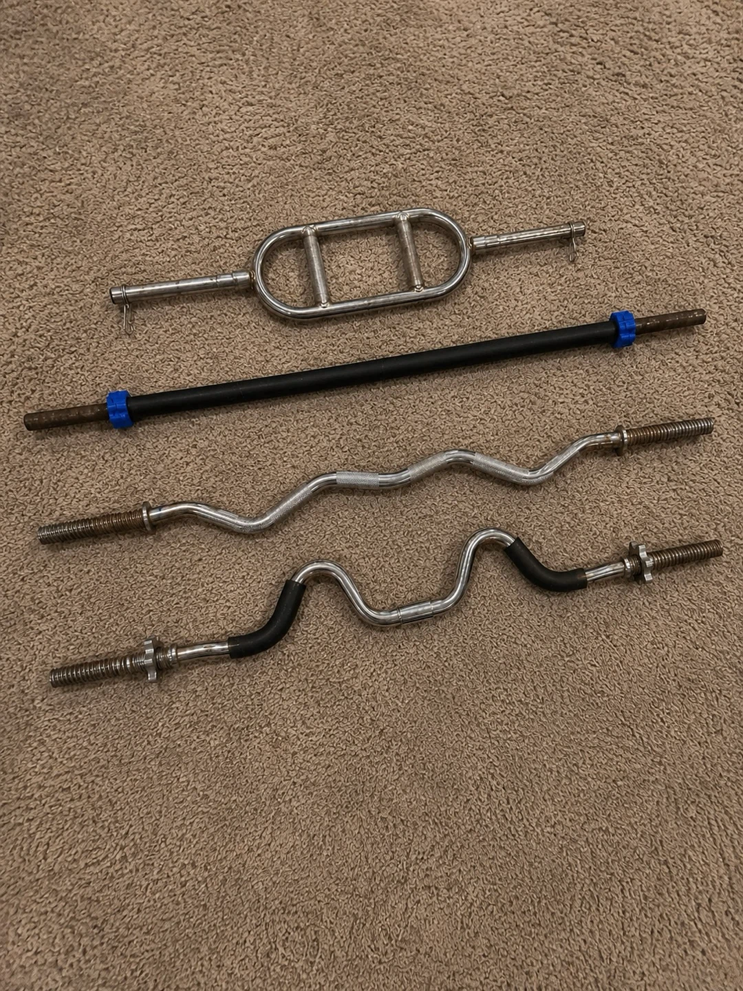 Set of 4 Weightlifting Bars